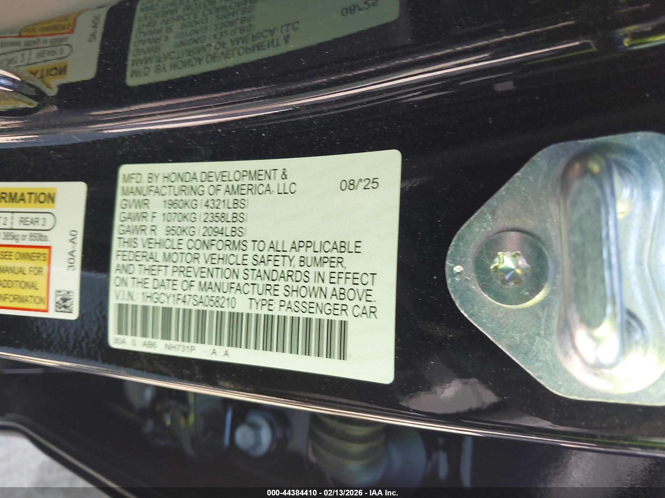 HONDA ACCORD image 9