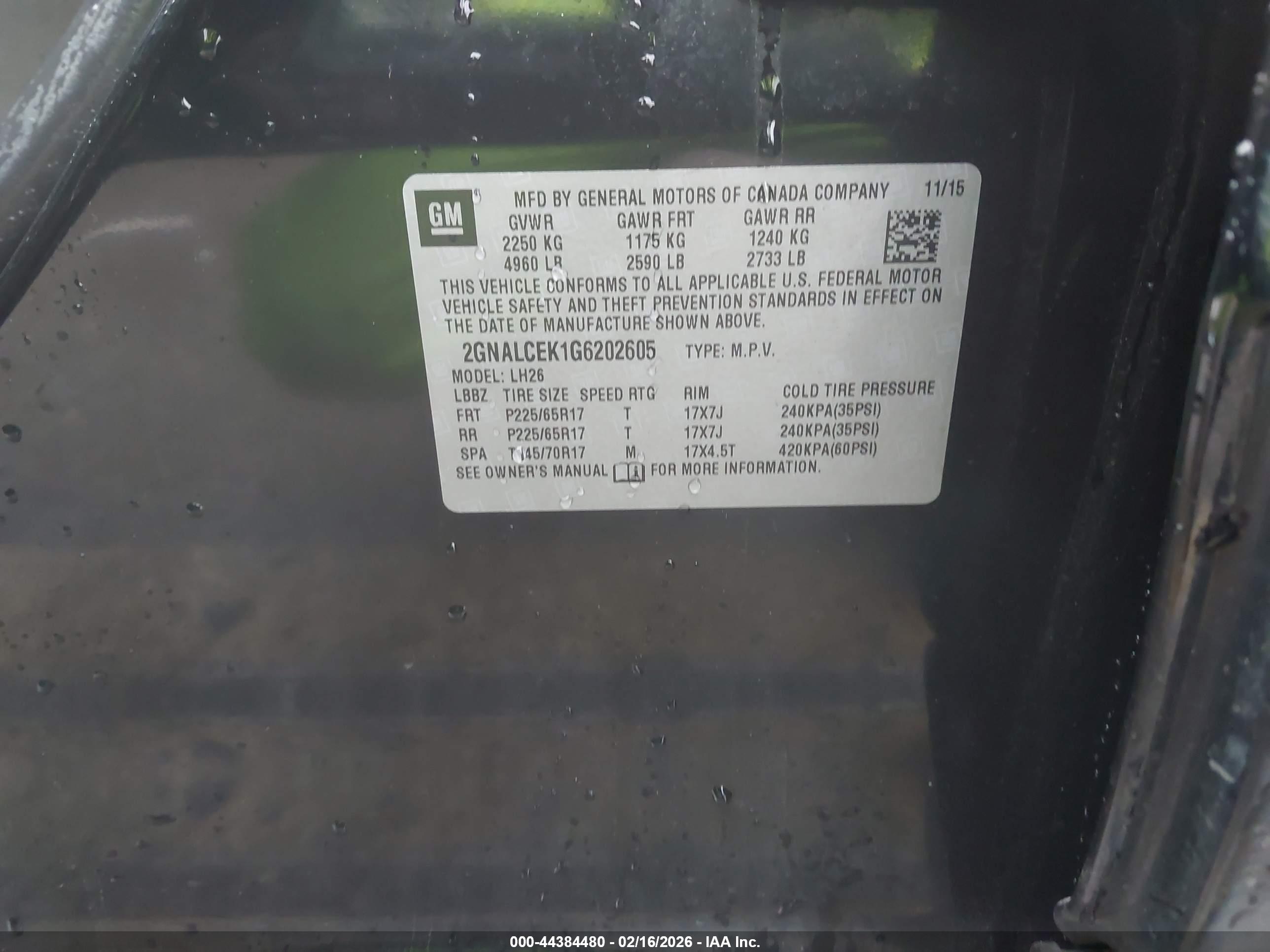 CHEVROLET EQUINOX image 9