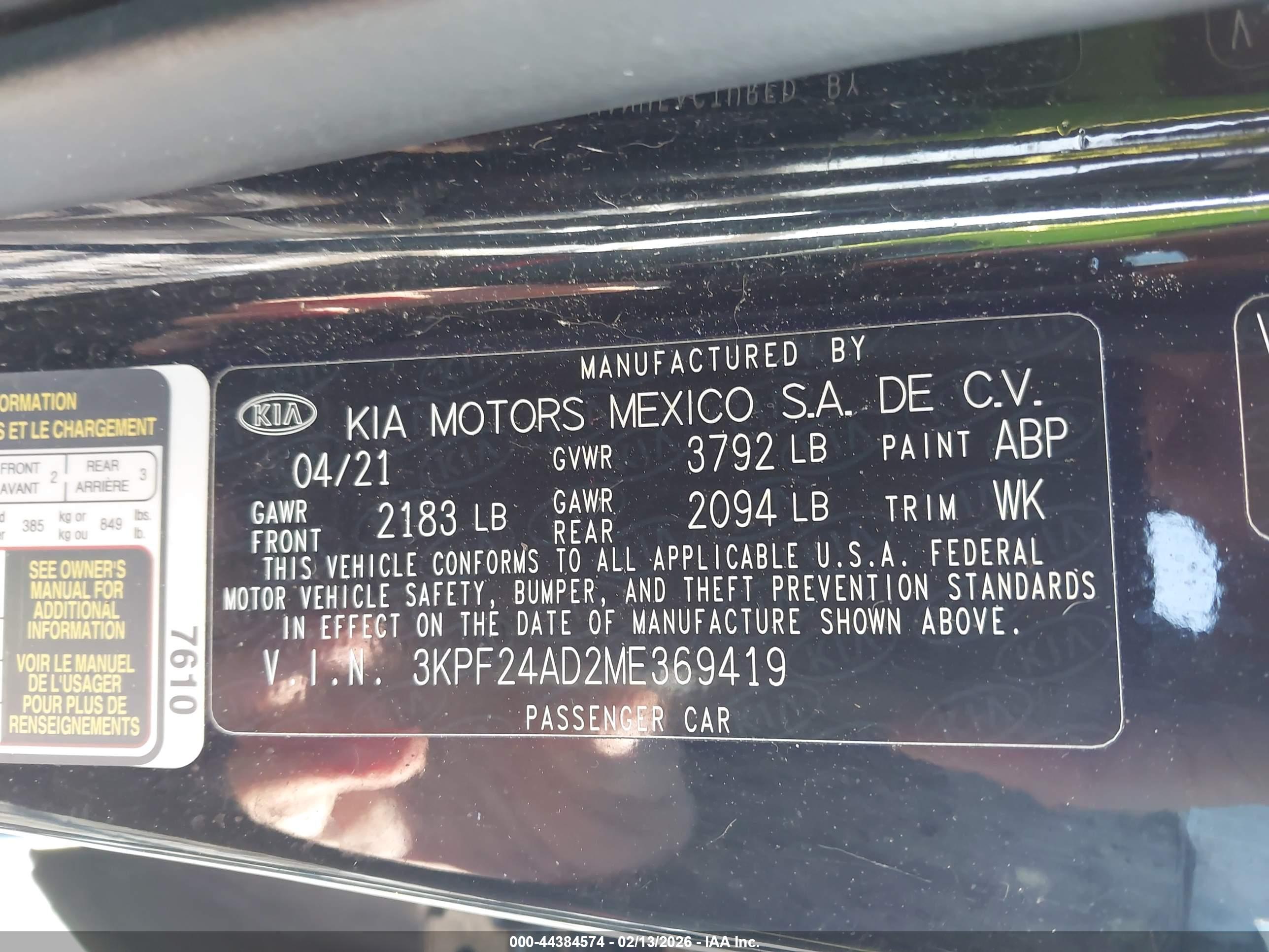 KIA FORTE image 9