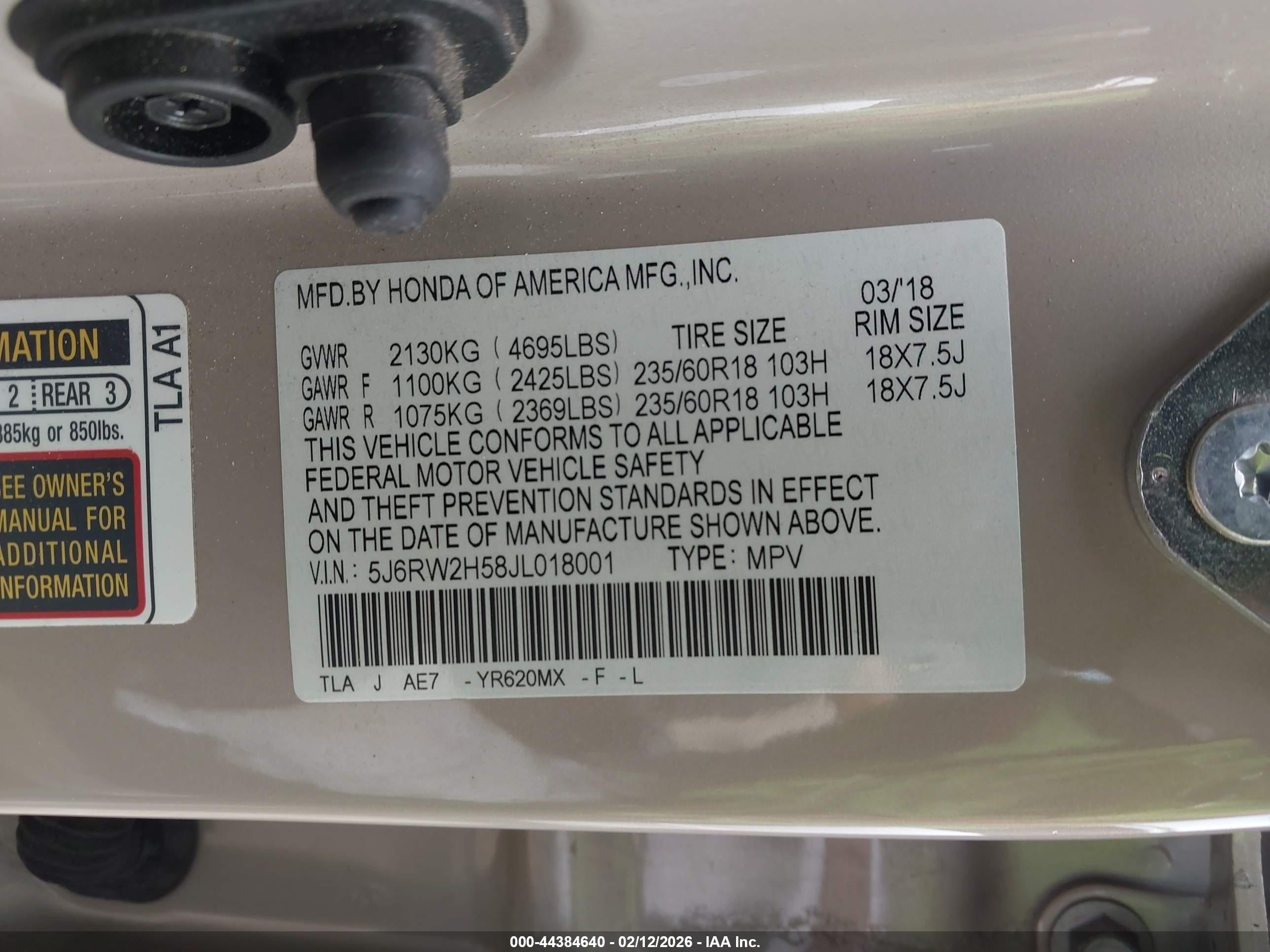 HONDA CR-V image 9