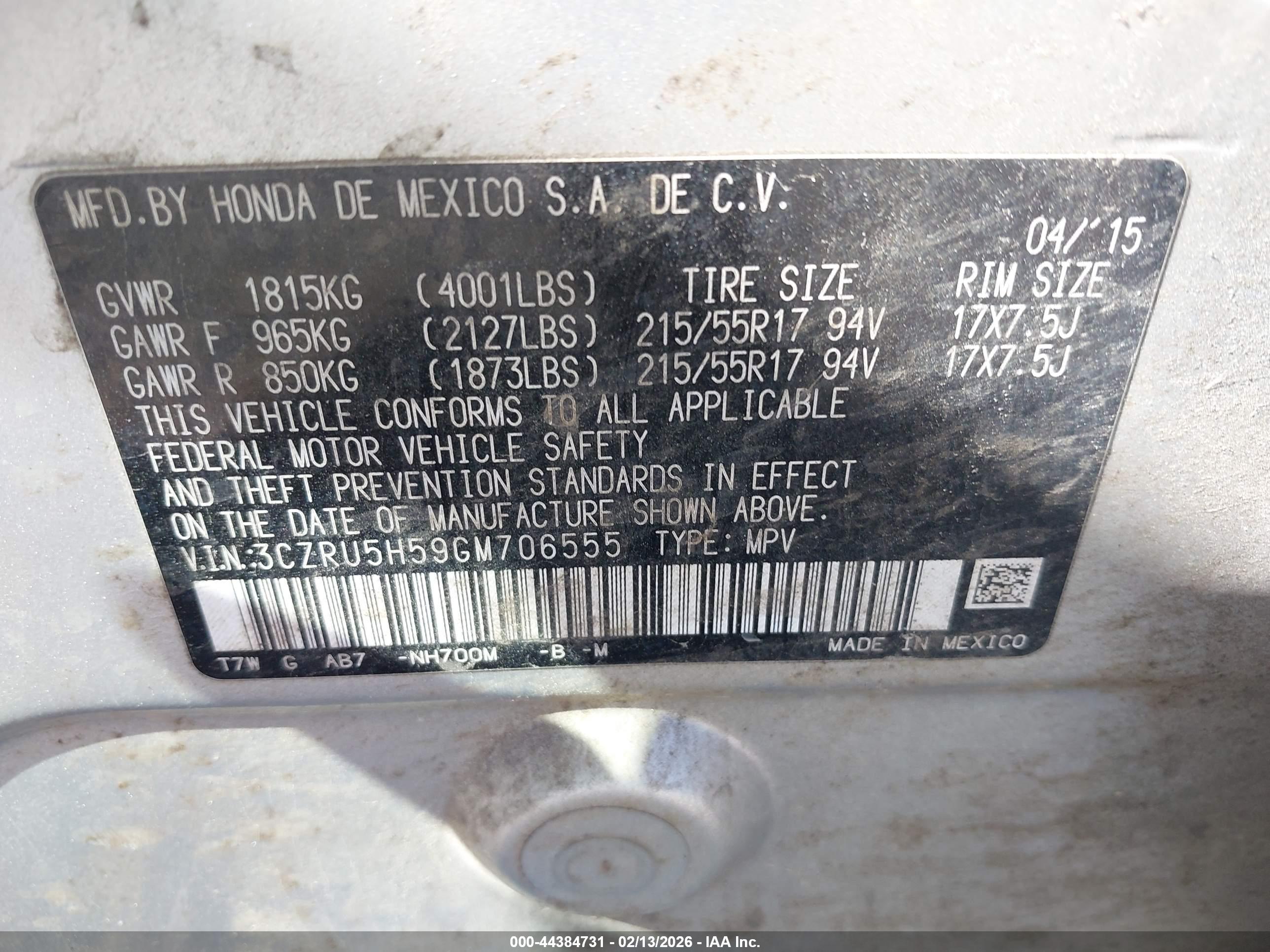 HONDA HR-V image 9