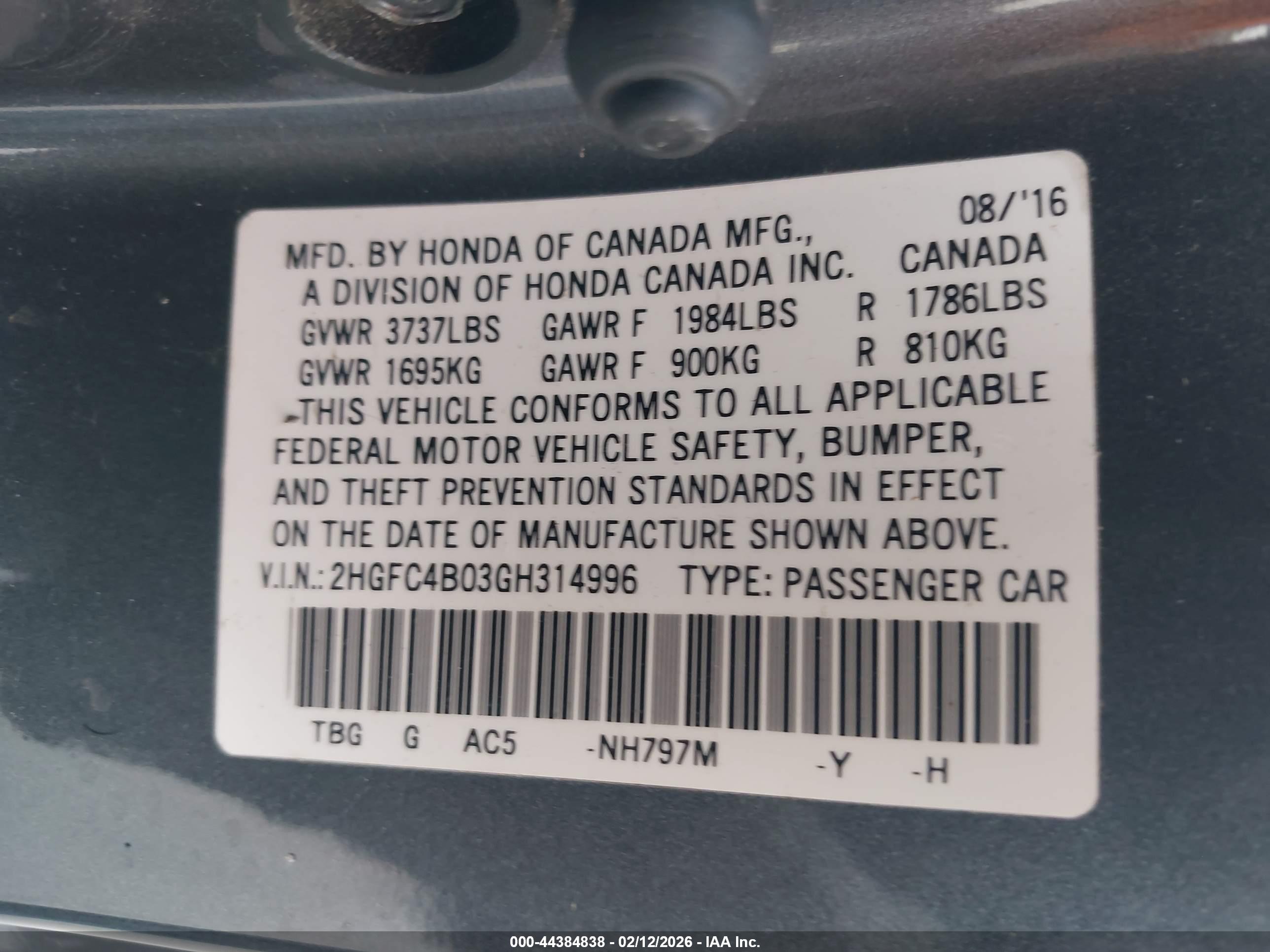 HONDA CIVIC image 9
