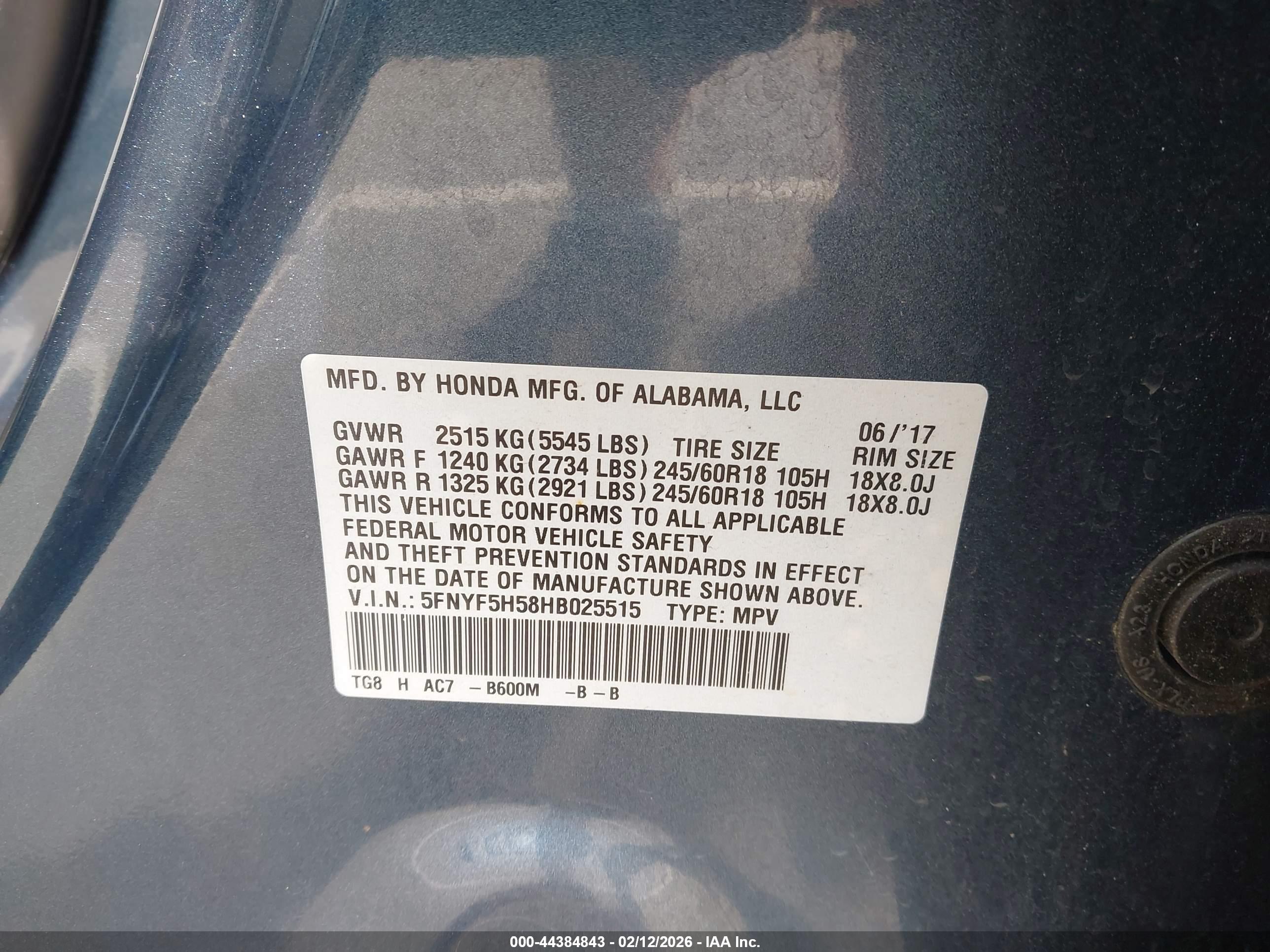 HONDA PILOT image 9