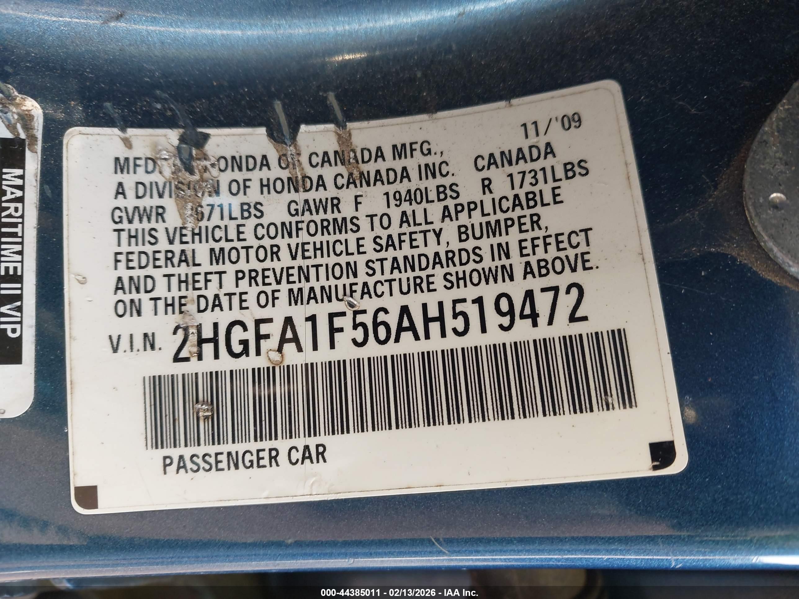 HONDA CIVIC image 9