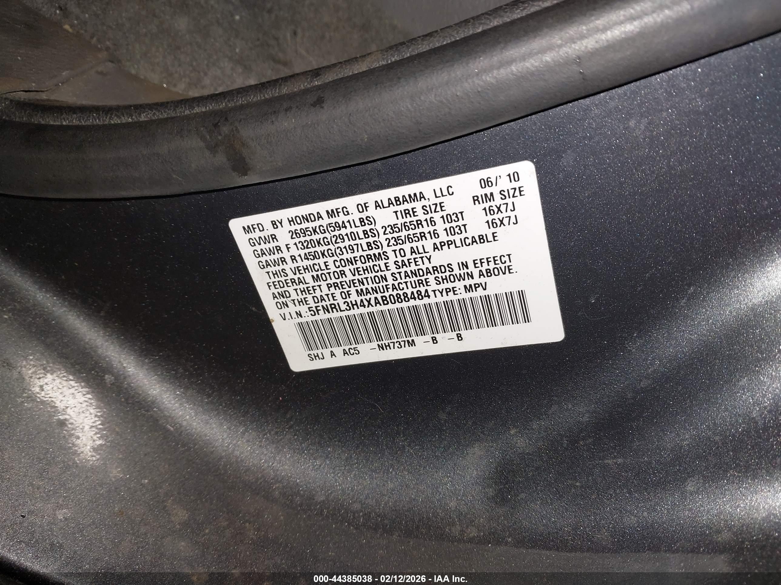 HONDA ODYSSEY image 9