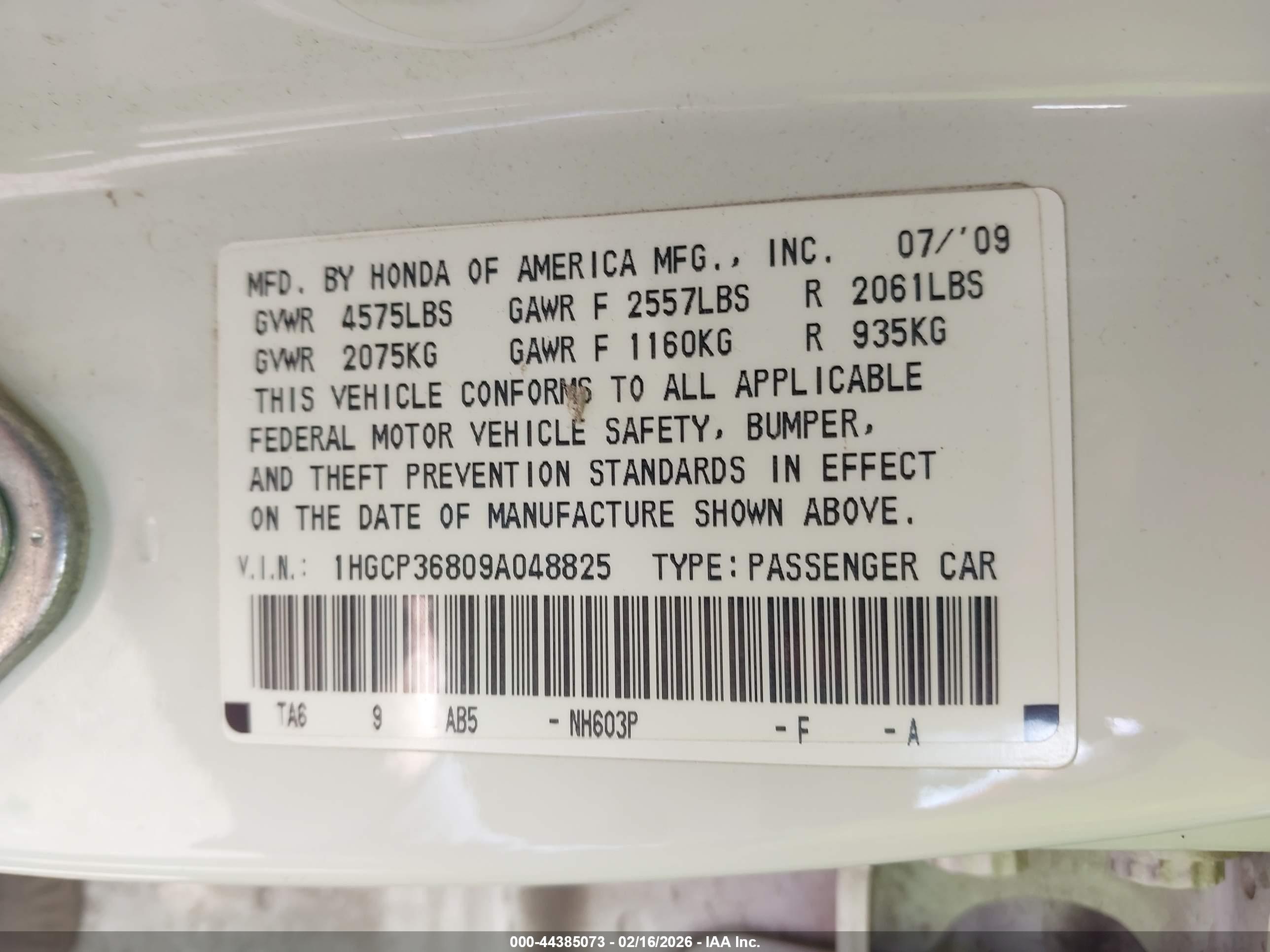 HONDA ACCORD image 9