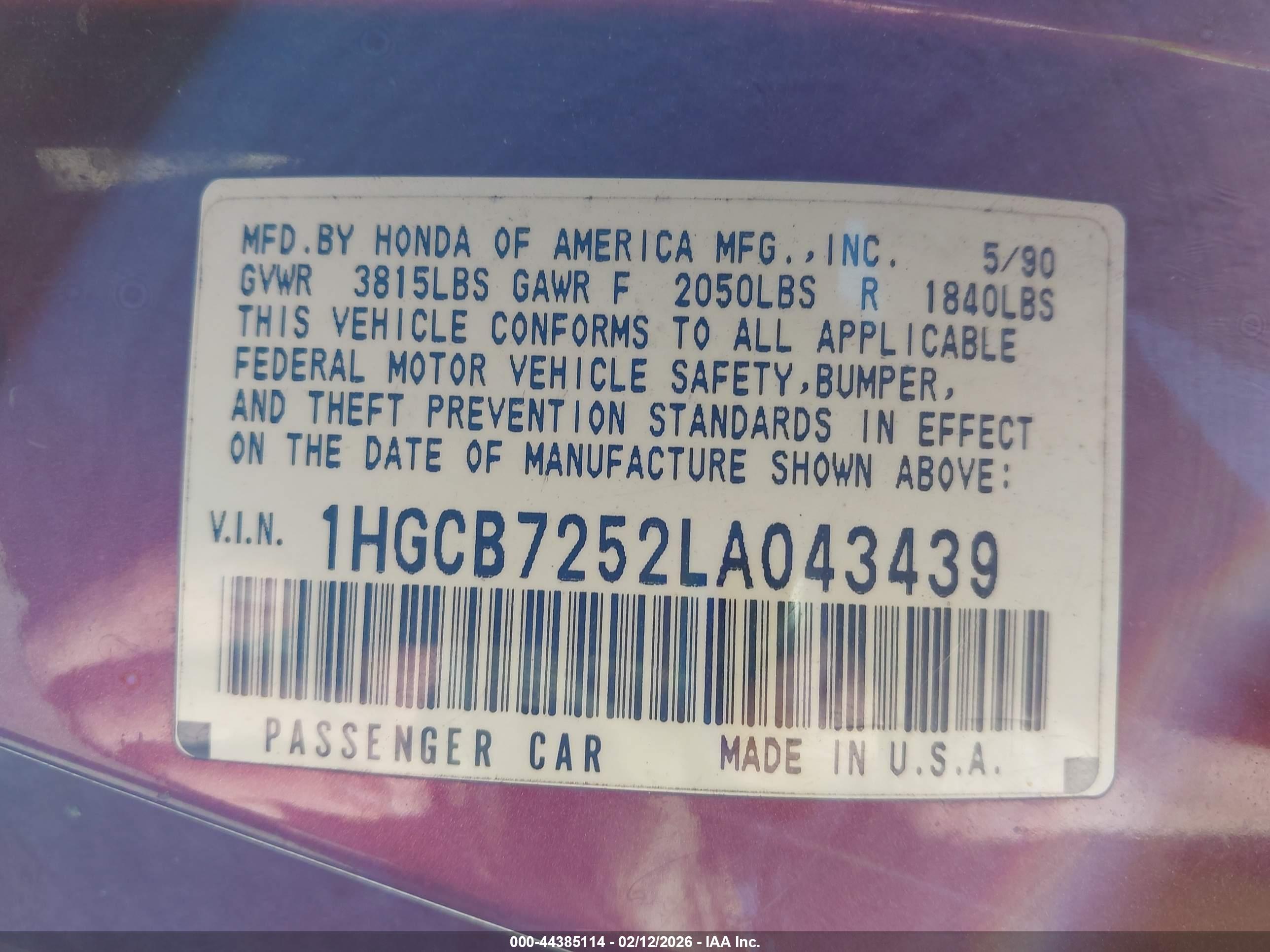 HONDA ACCORD image 9
