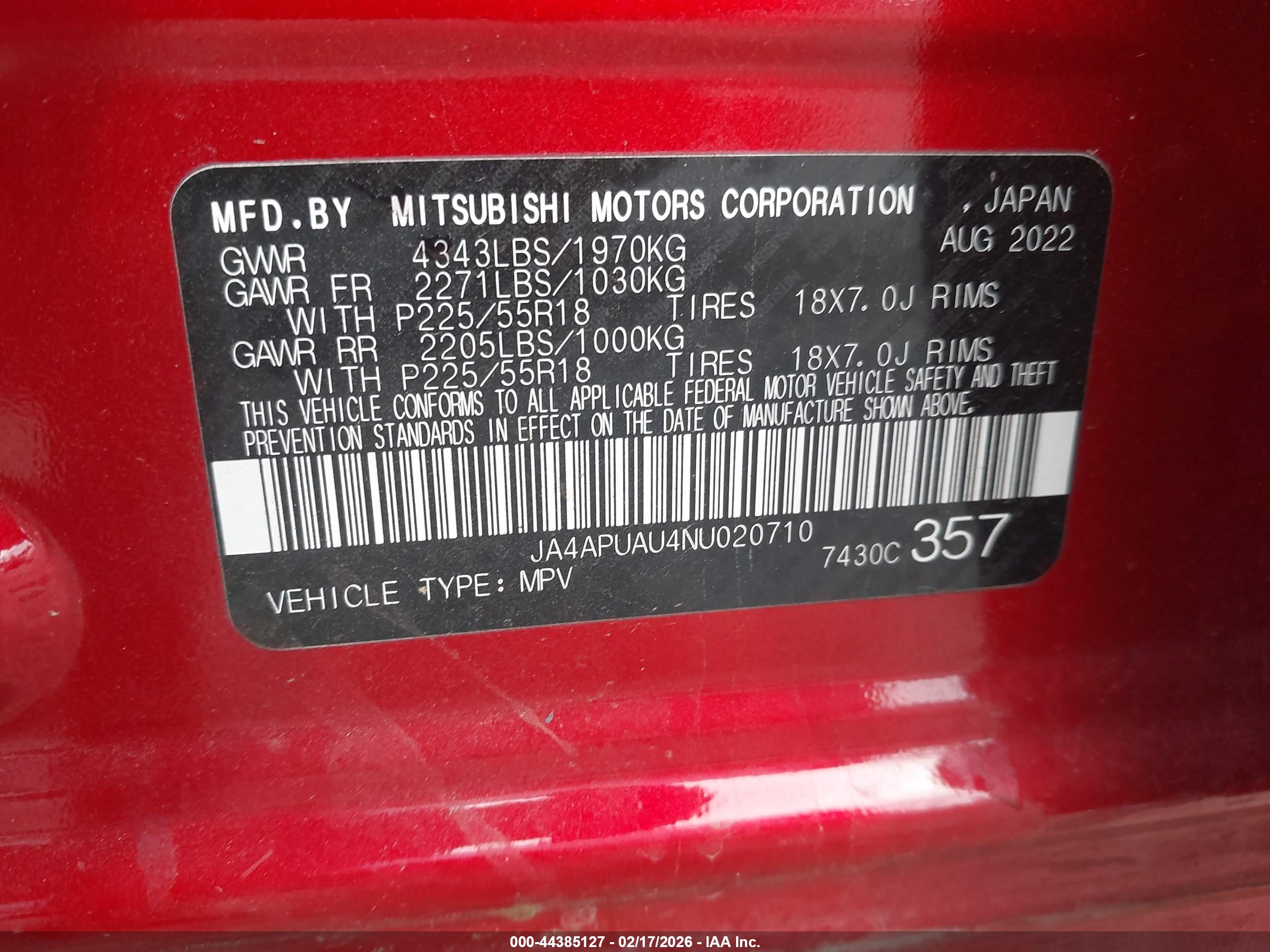 MITSUBISHI OUTLANDER image 9