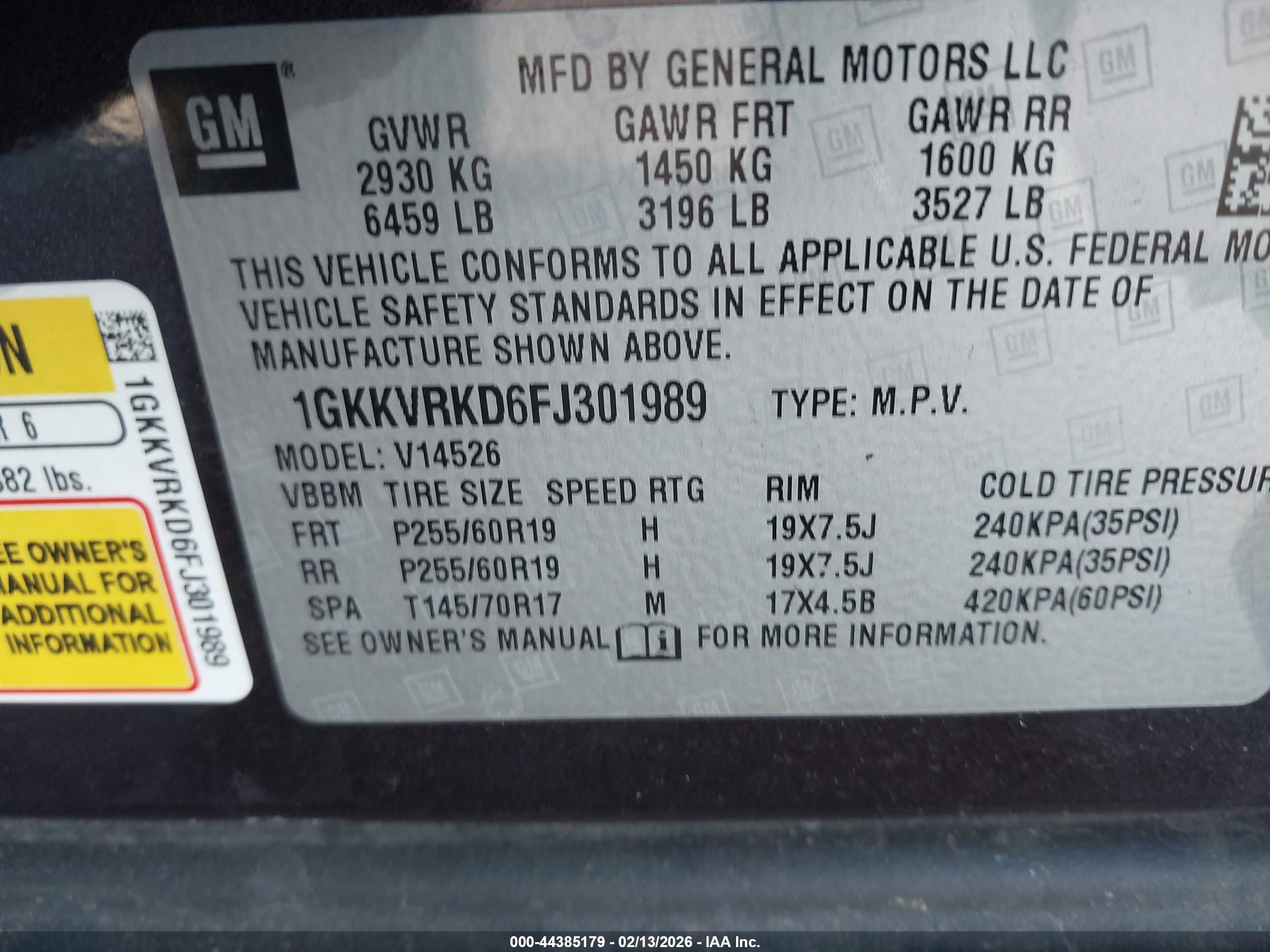 GMC ACADIA image 9