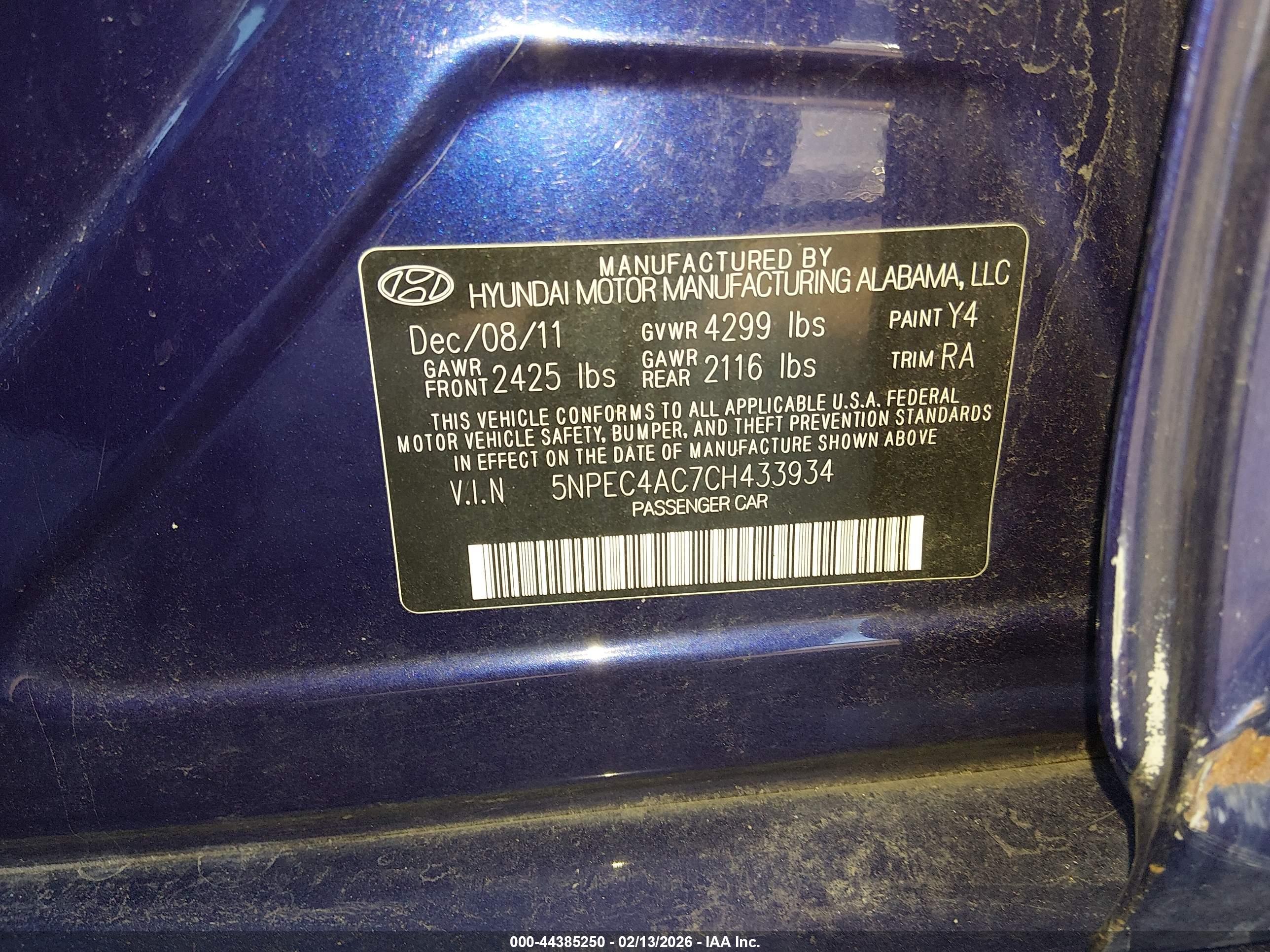HYUNDAI SONATA image 9