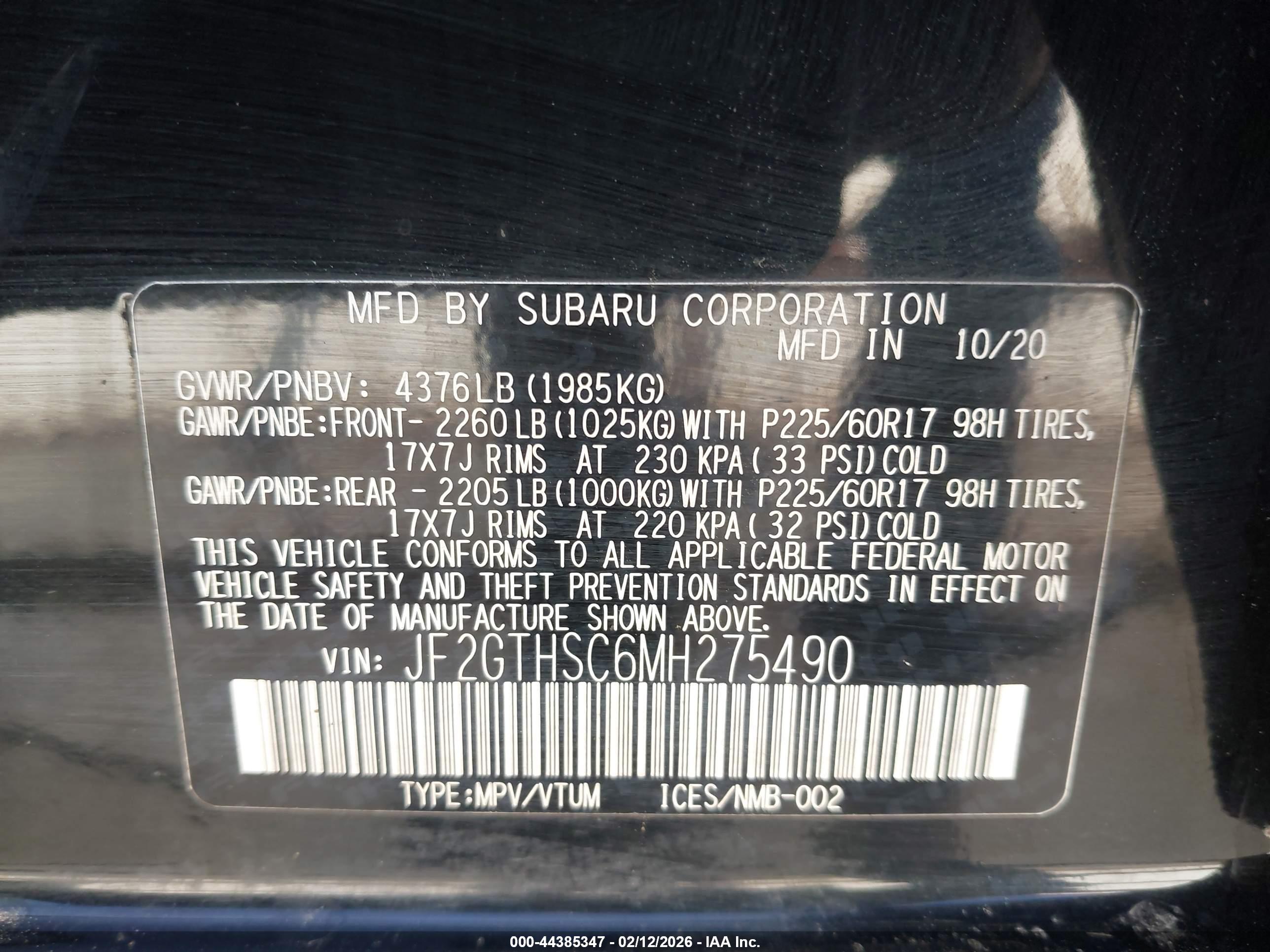 SUBARU CROSSTREK image 9