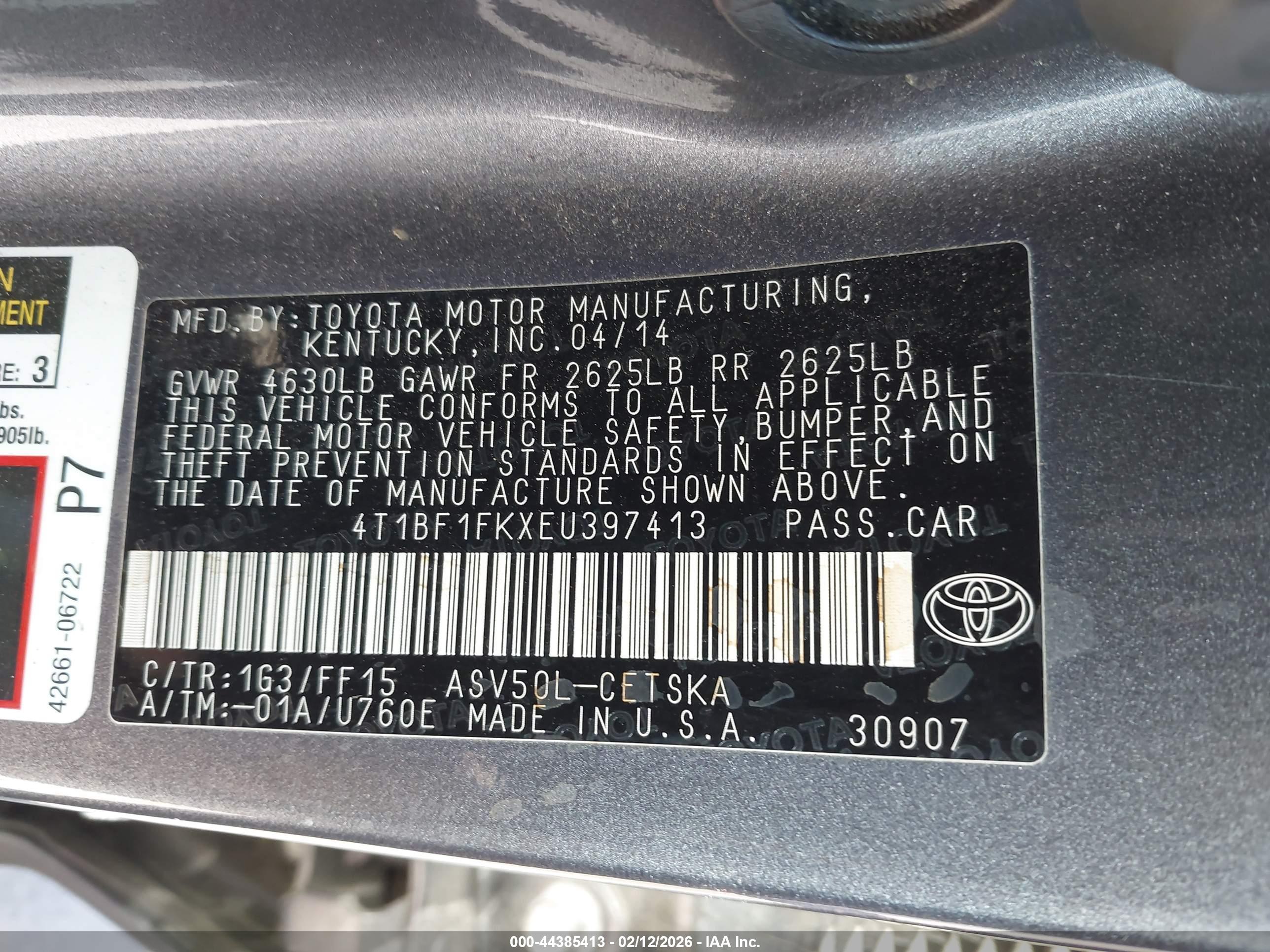 TOYOTA CAMRY image 9