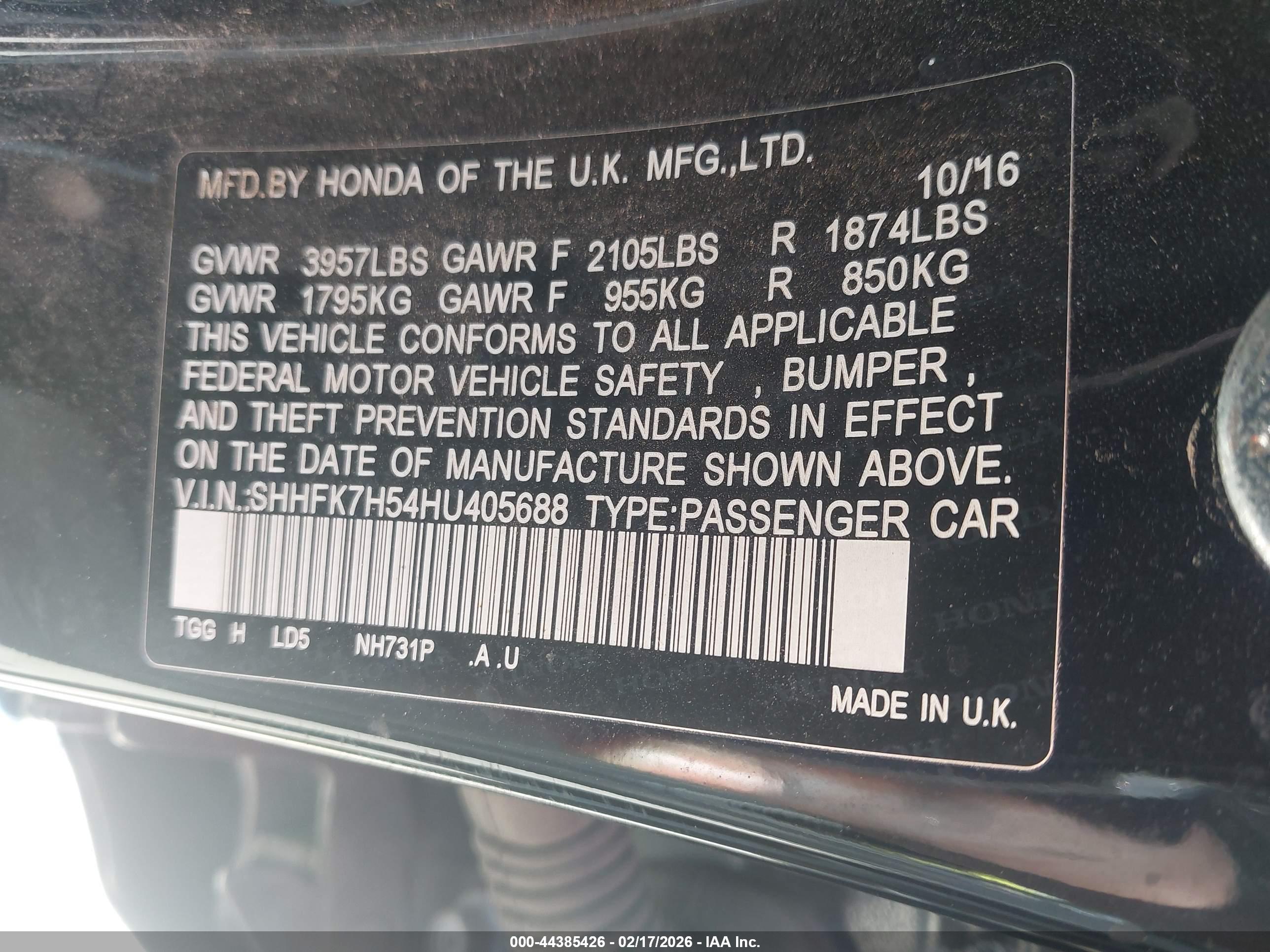 HONDA CIVIC image 9