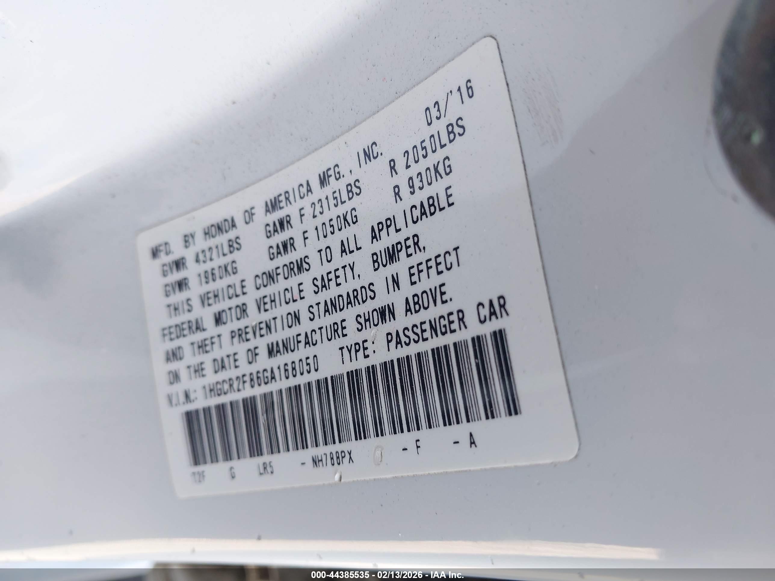 HONDA ACCORD image 9