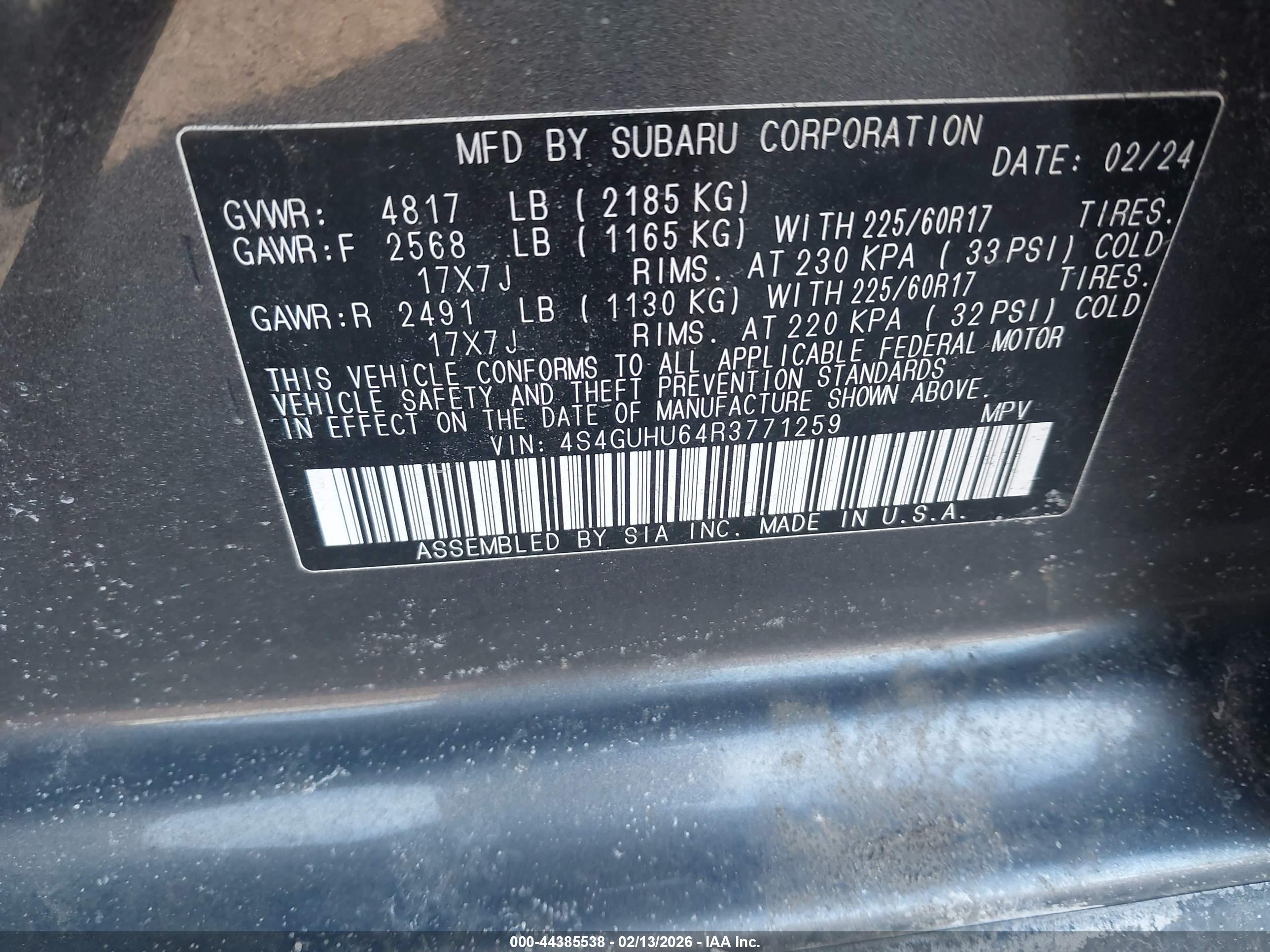 SUBARU CROSSTREK image 9