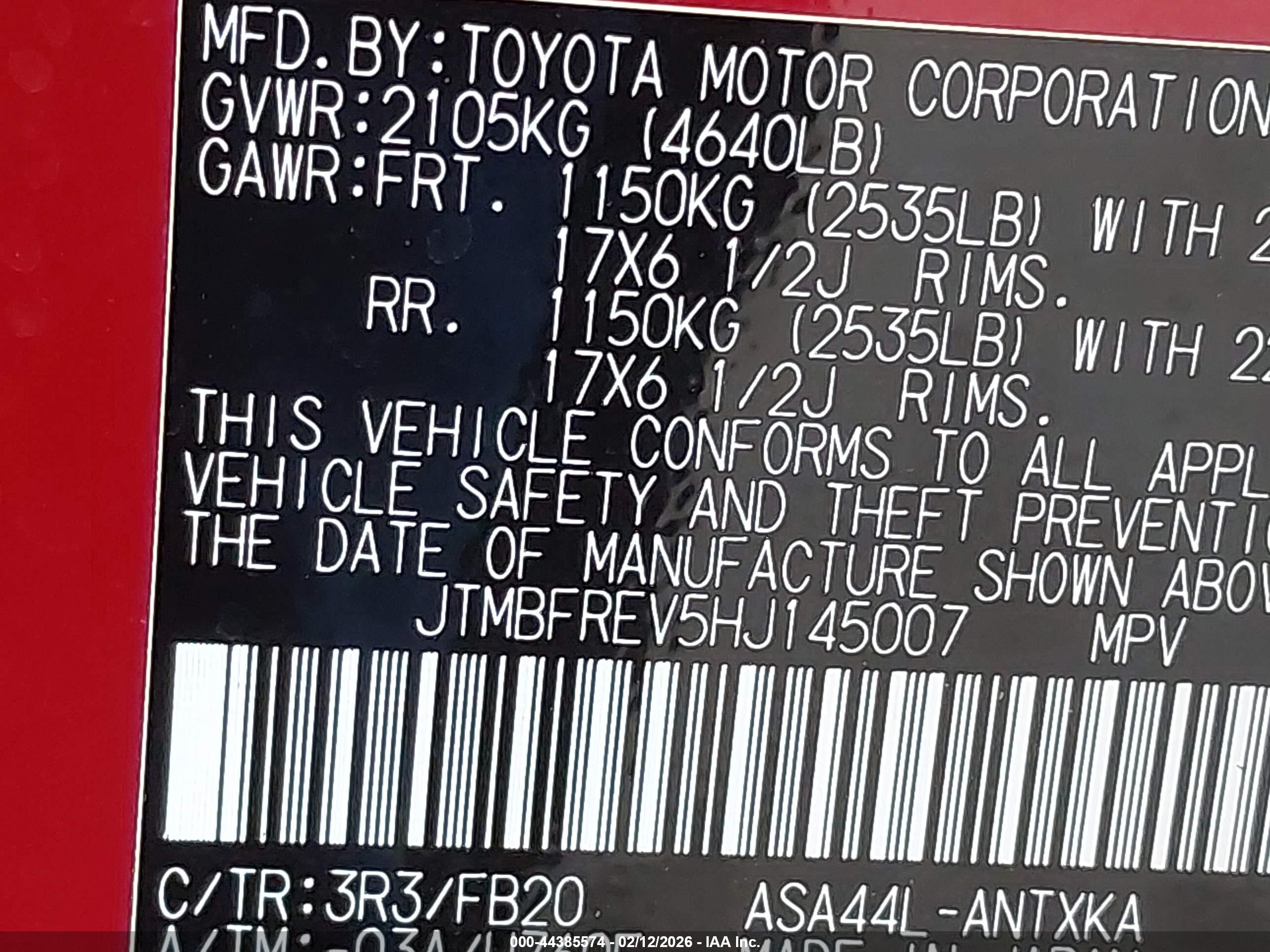 TOYOTA RAV4 image 9