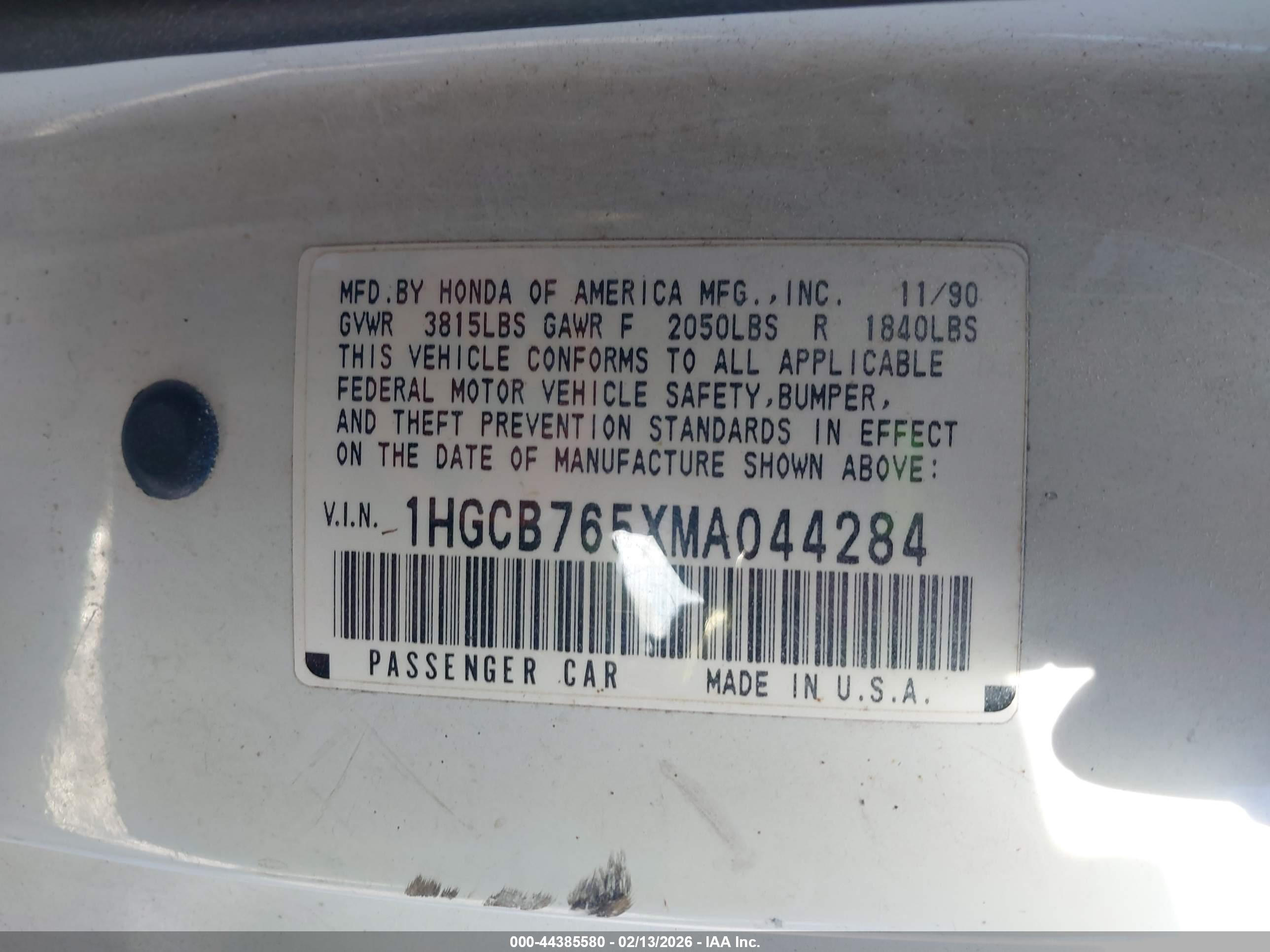 HONDA ACCORD image 9