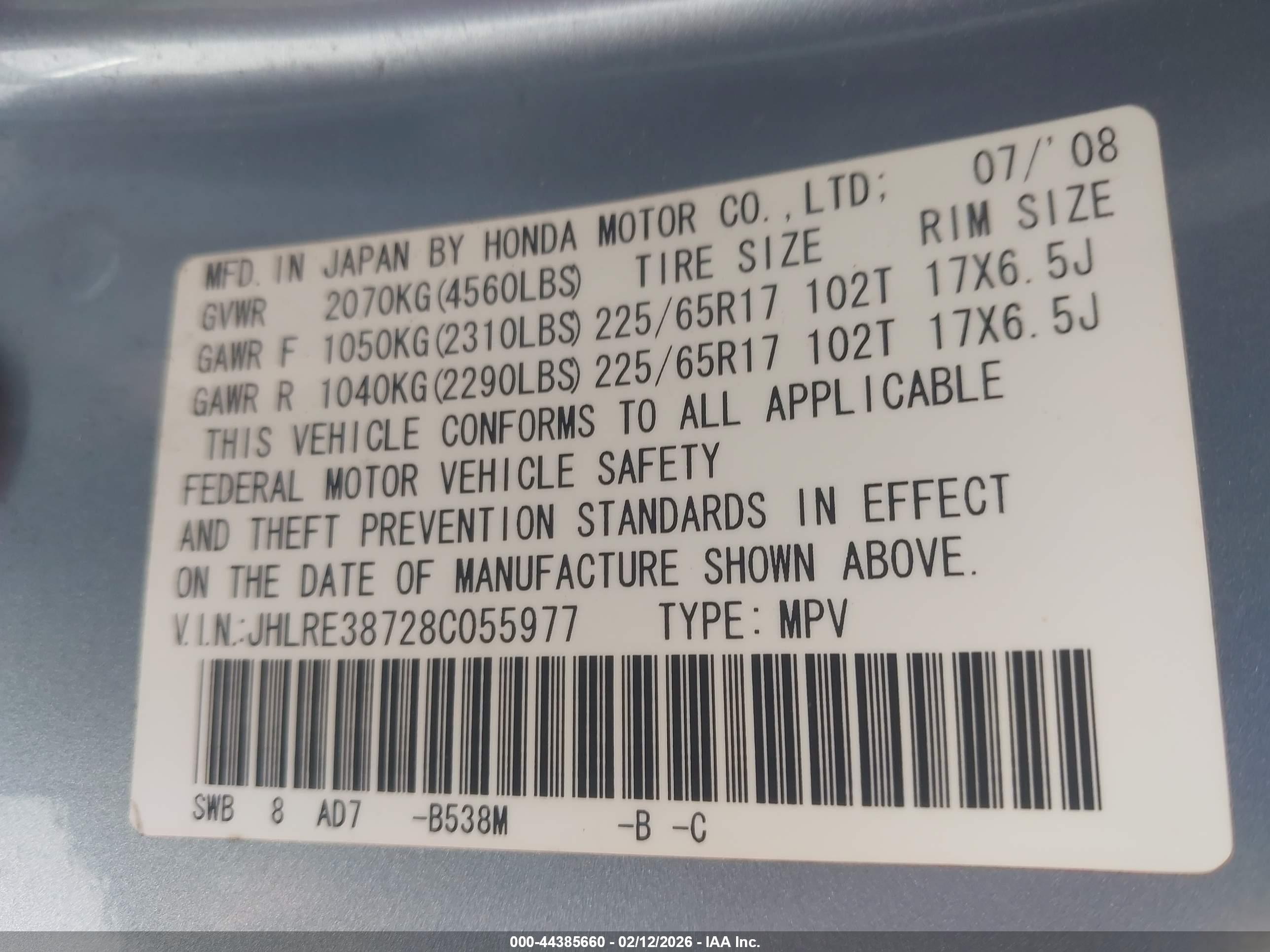 HONDA CR-V image 9