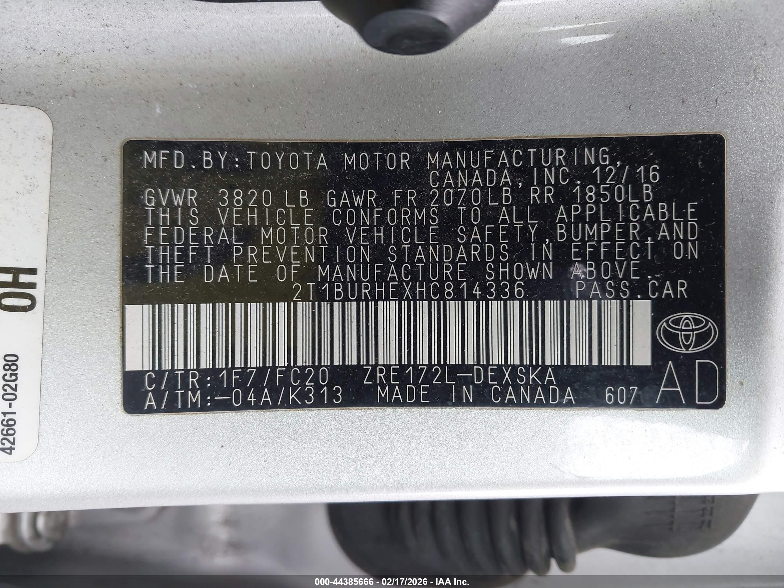 TOYOTA COROLLA image 9