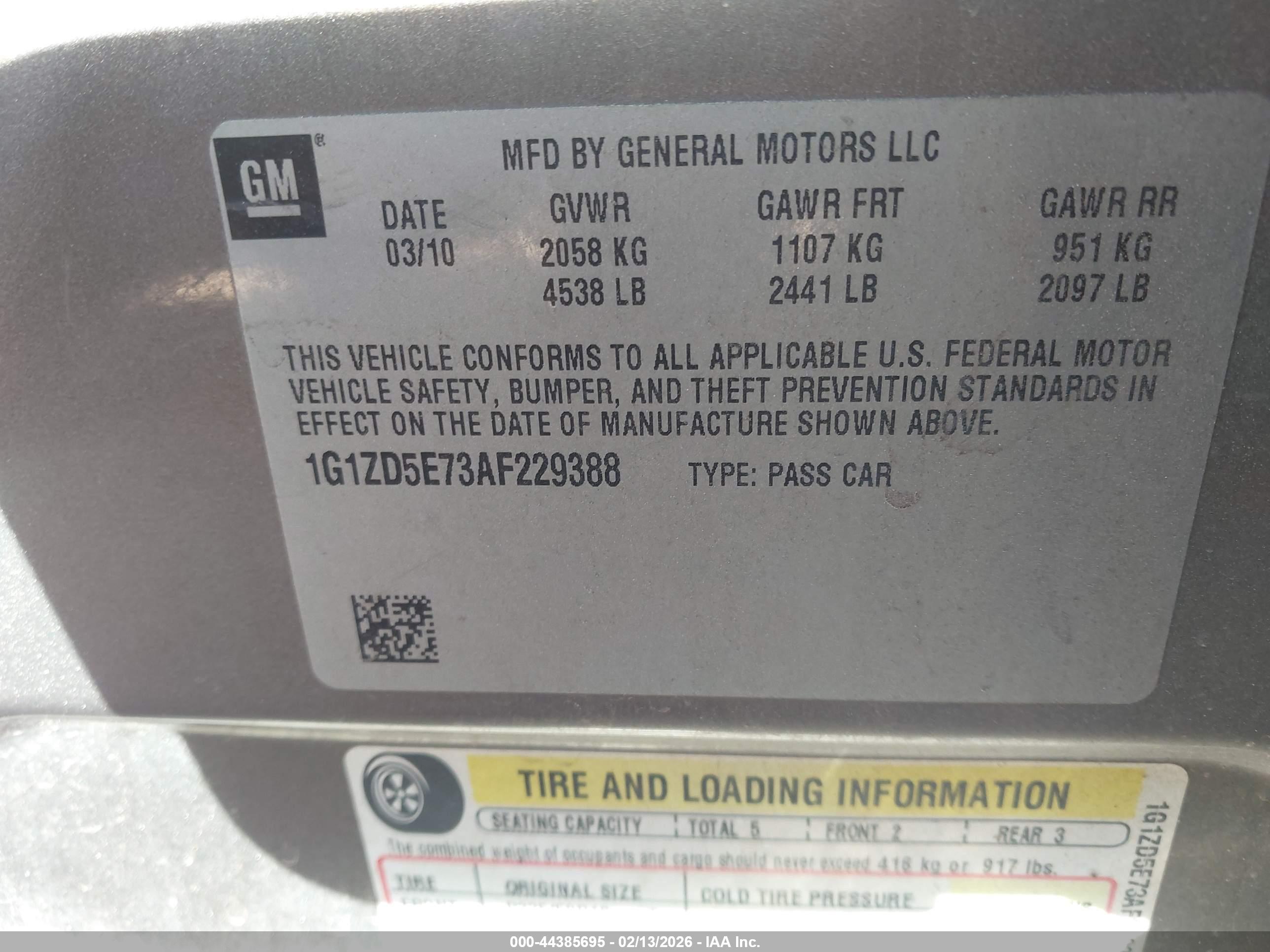 CHEVROLET MALIBU image 9