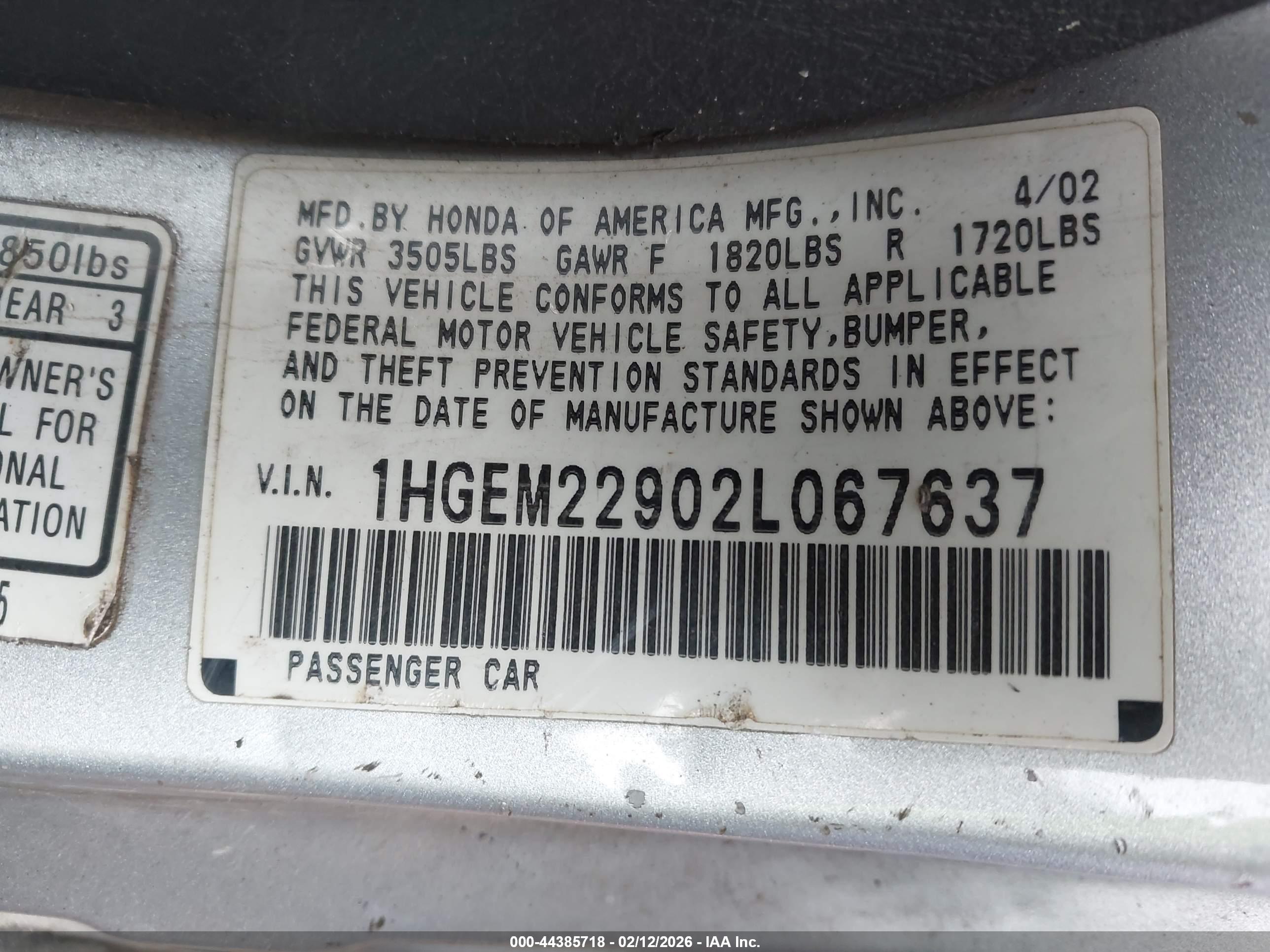 HONDA CIVIC image 9