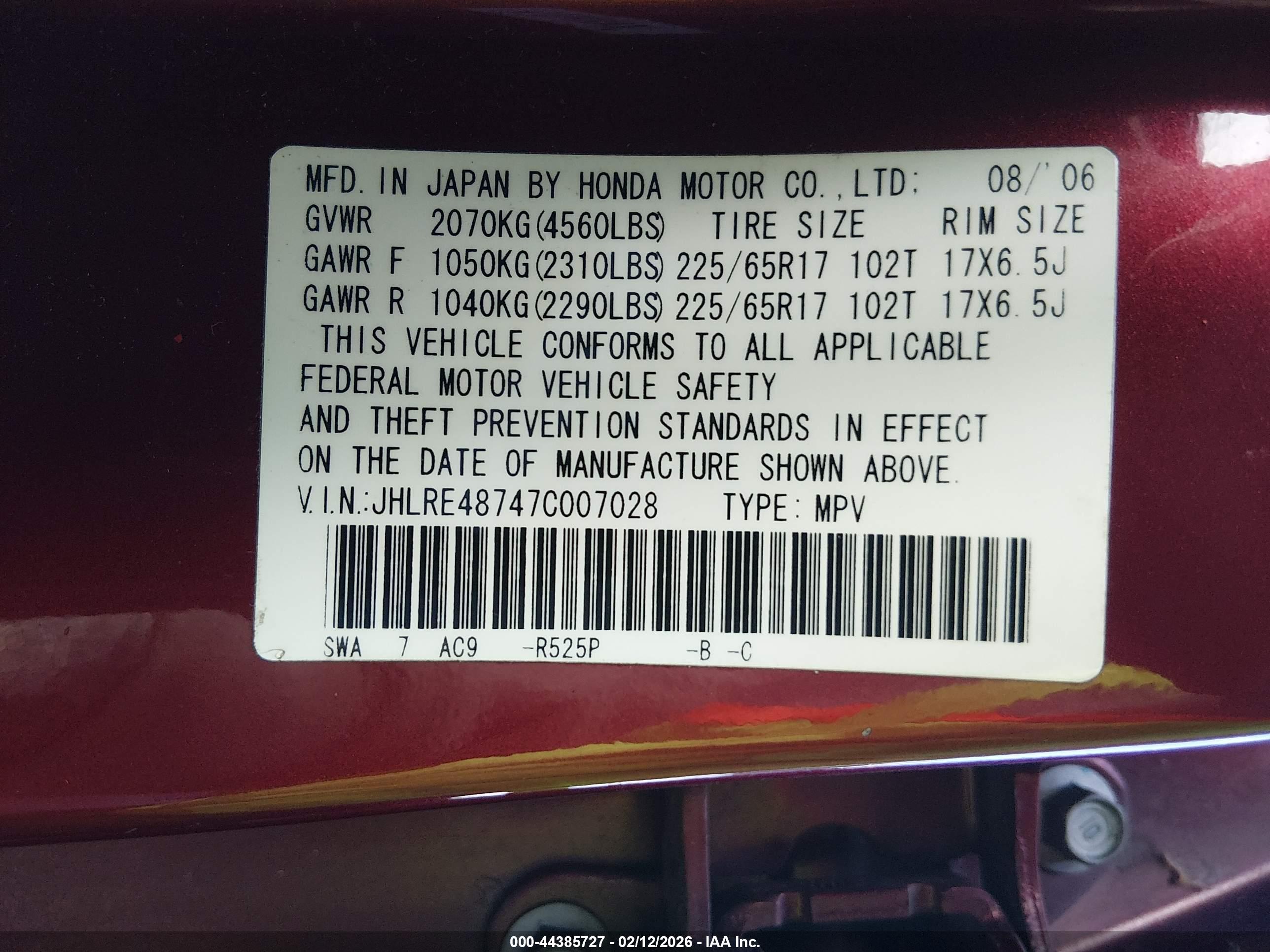 HONDA CR-V image 9