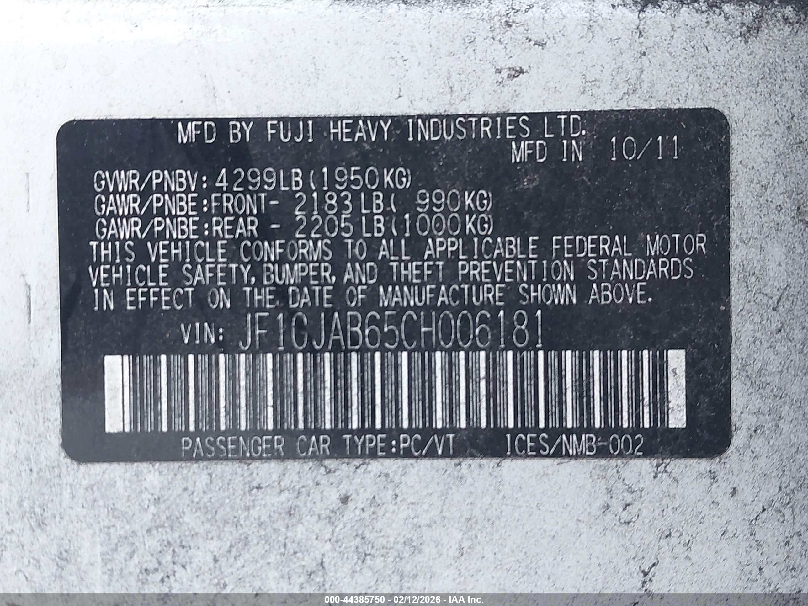 SUBARU IMPREZA image 9