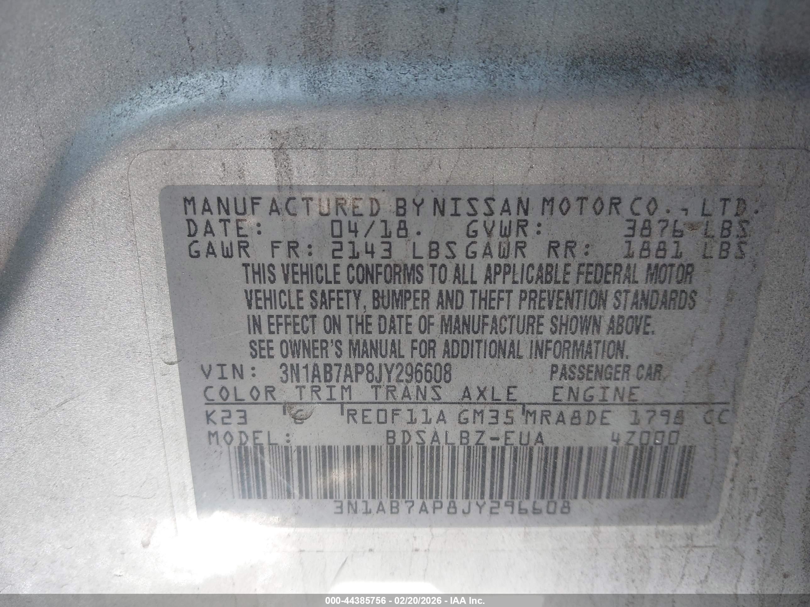 NISSAN SENTRA image 9