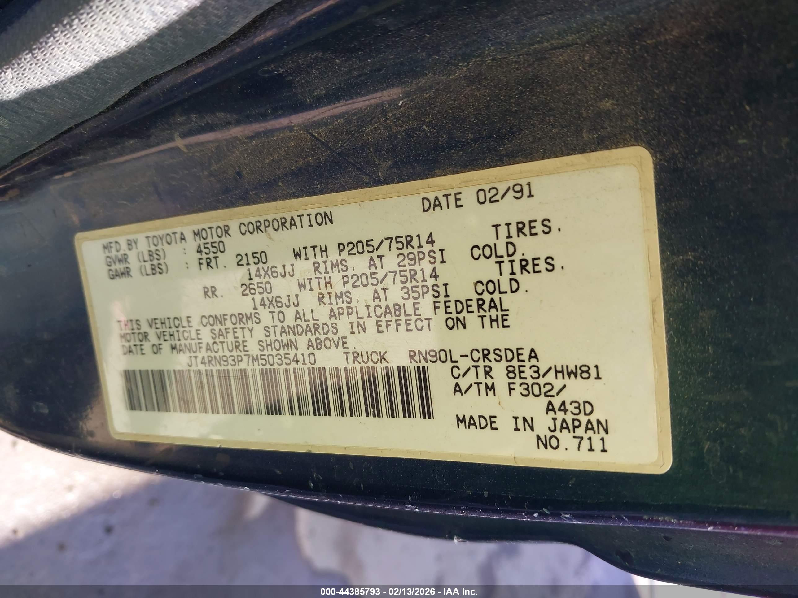 TOYOTA PICKUP image 9