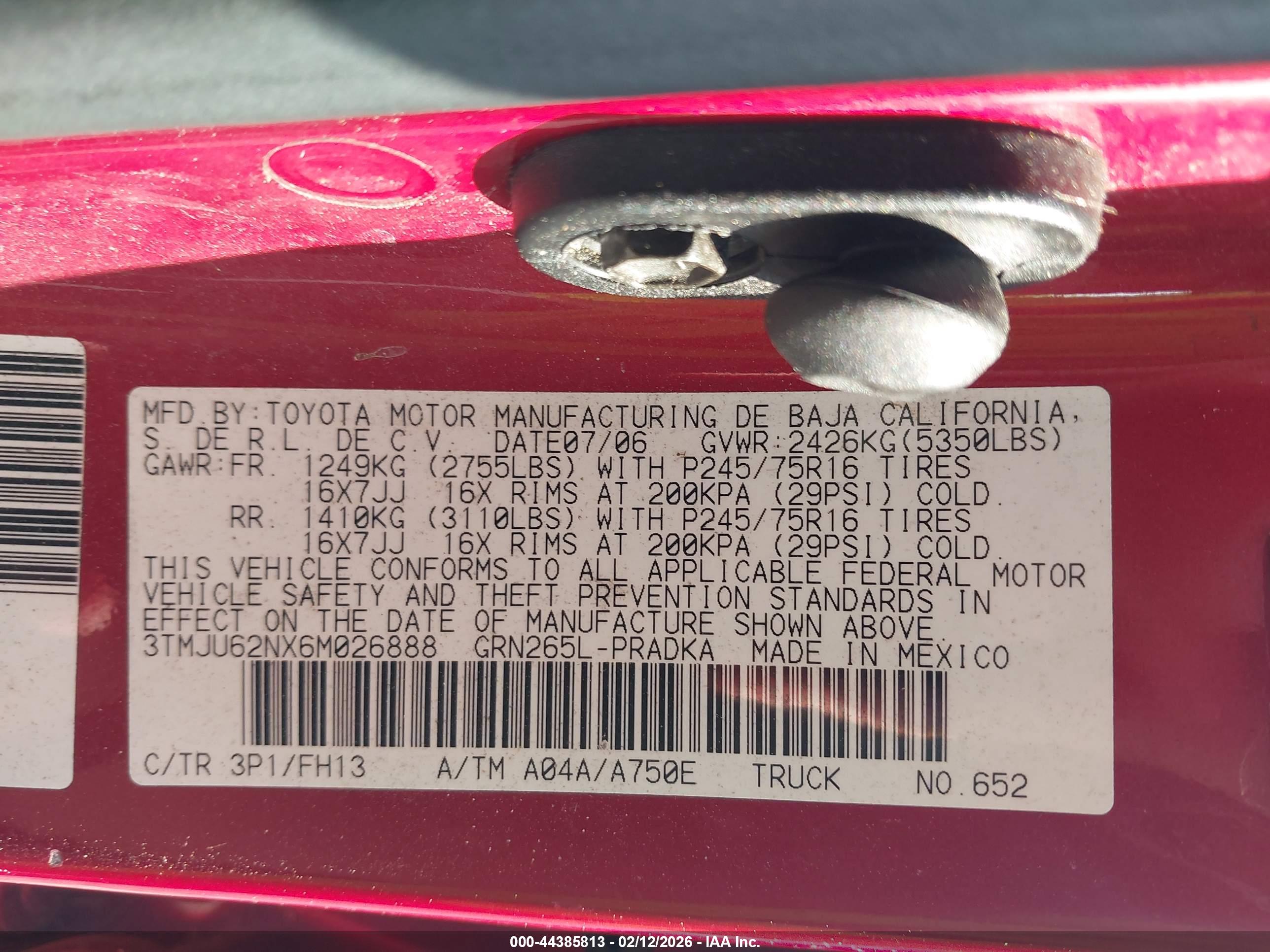 TOYOTA TACOMA image 9