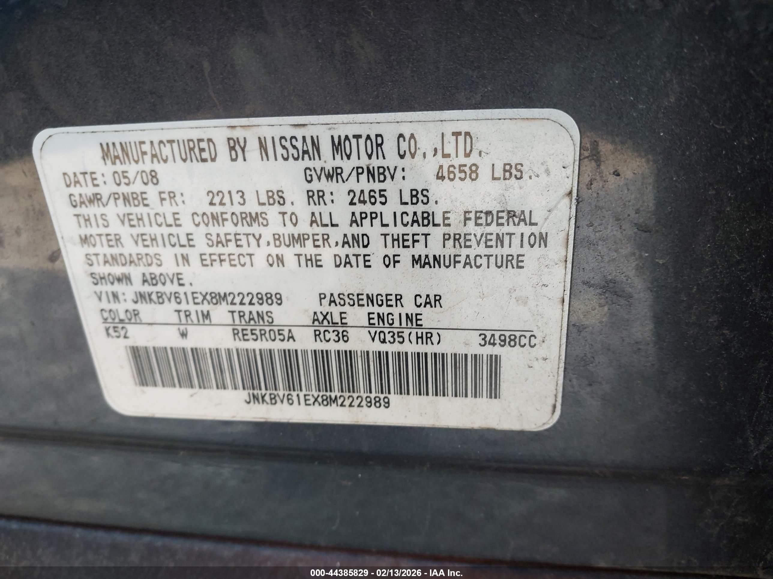 INFINITI G35 image 9
