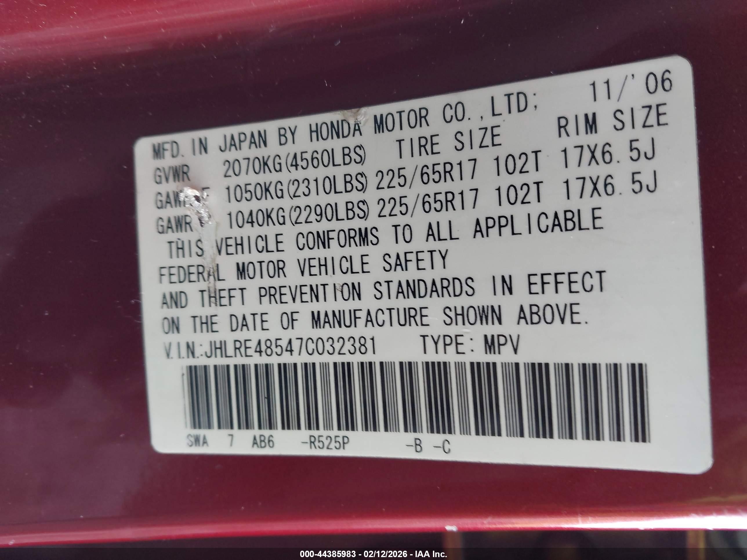 HONDA CR-V image 9