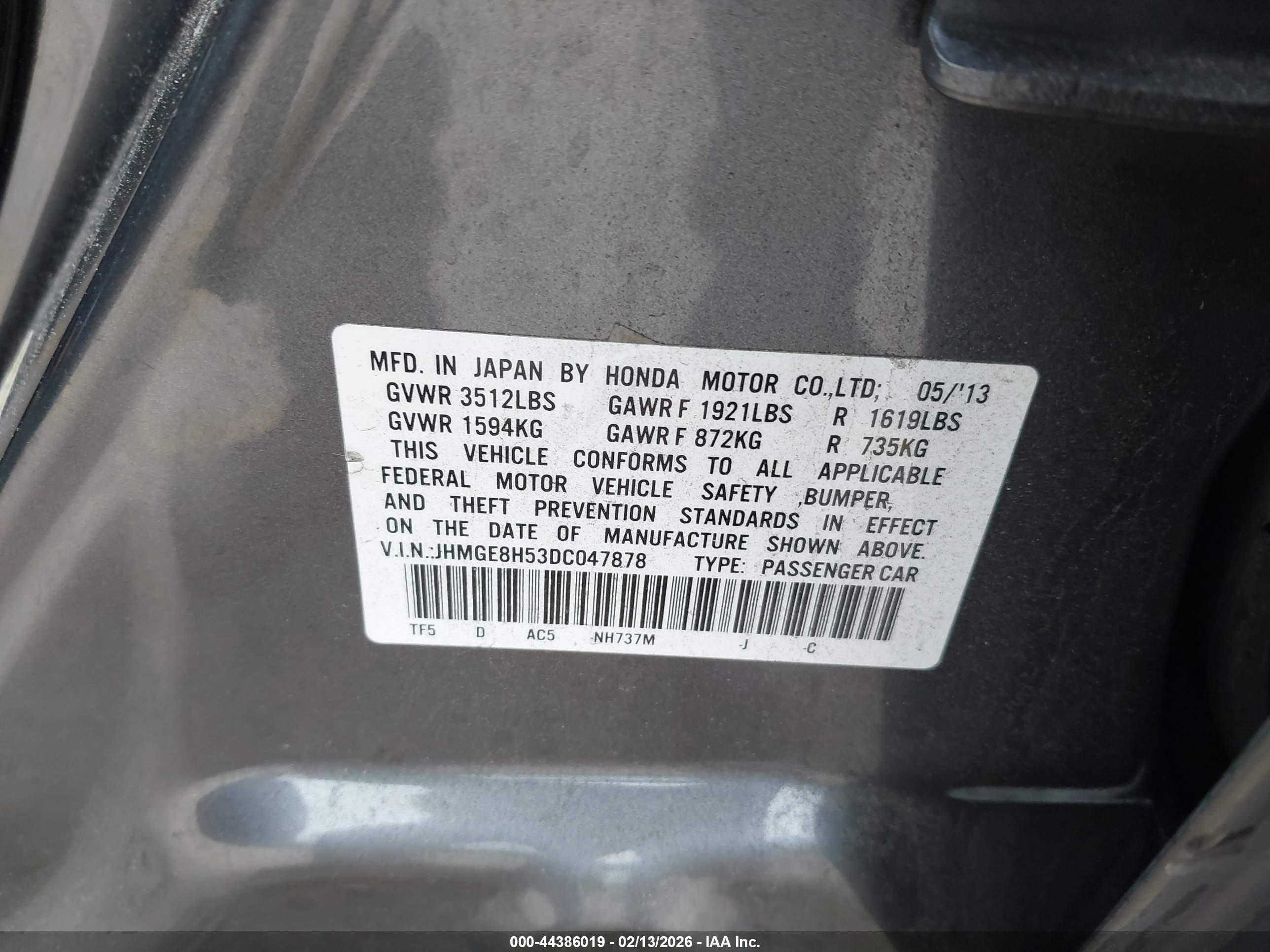 HONDA FIT image 9