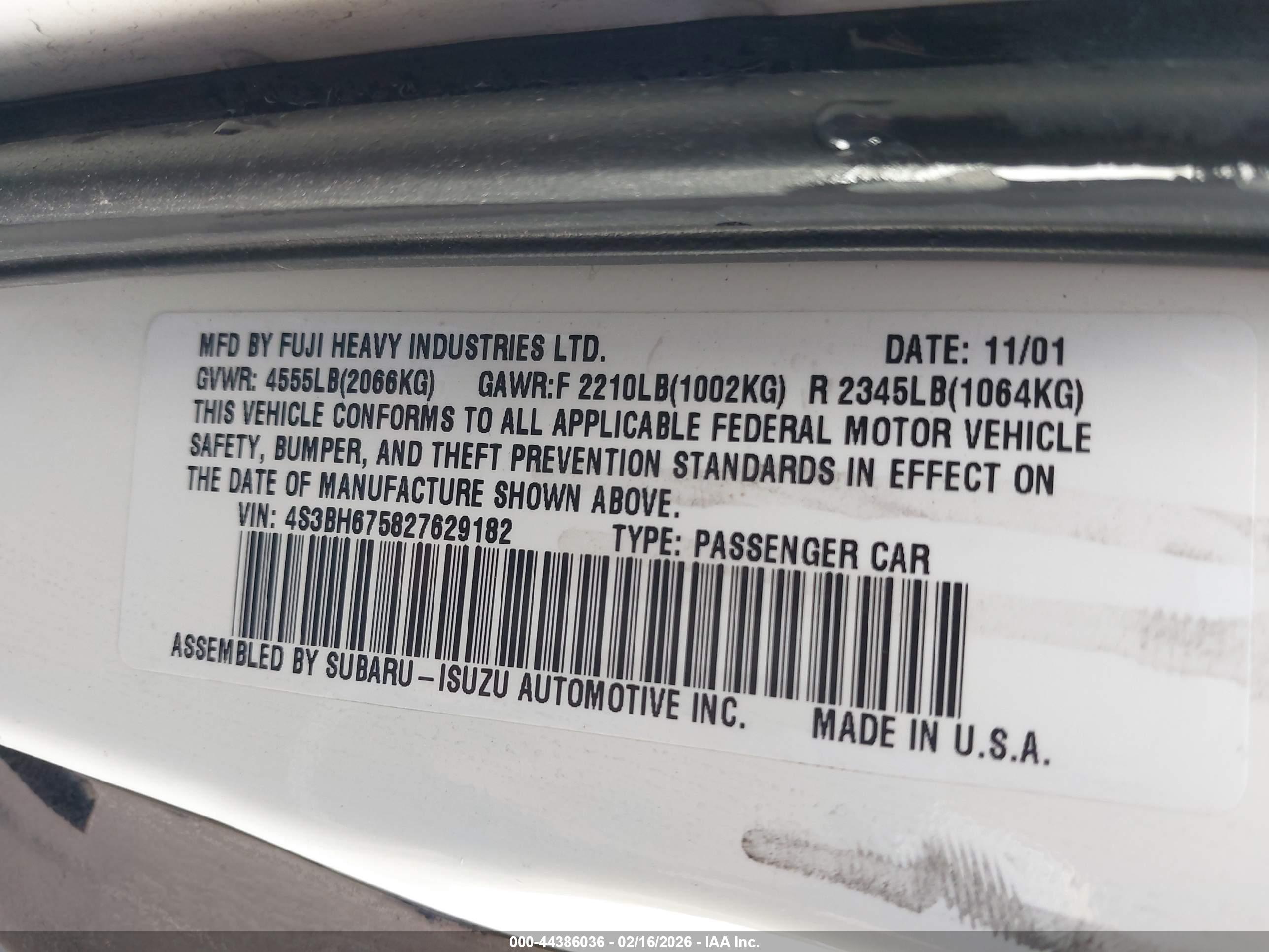 SUBARU OUTBACK image 9