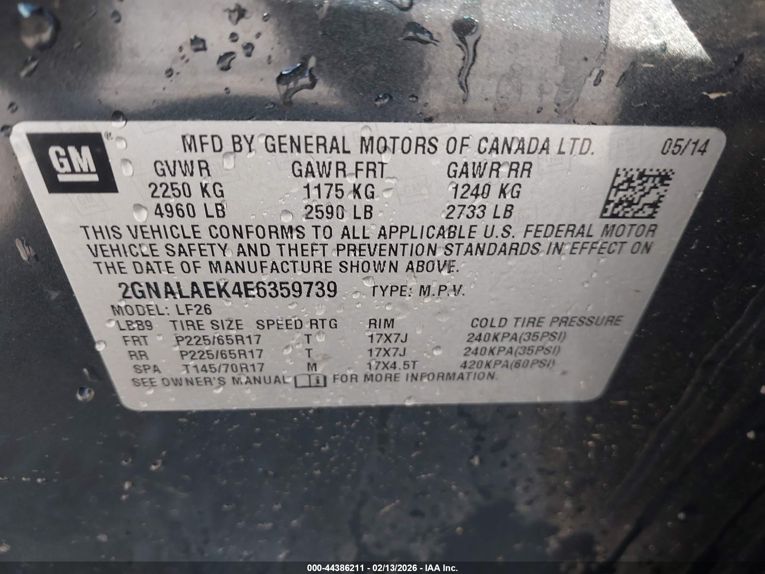 CHEVROLET EQUINOX image 9