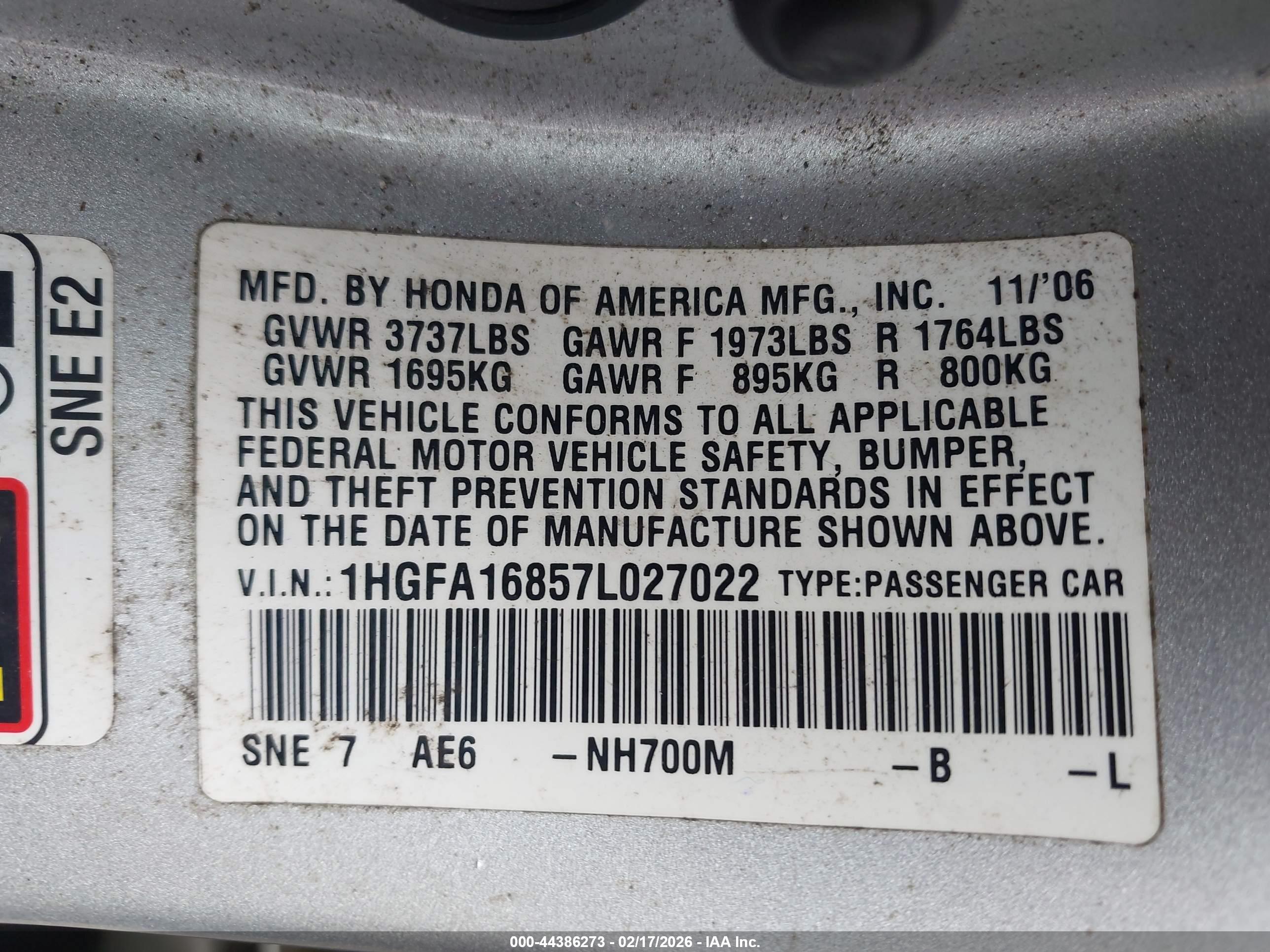 HONDA CIVIC image 9