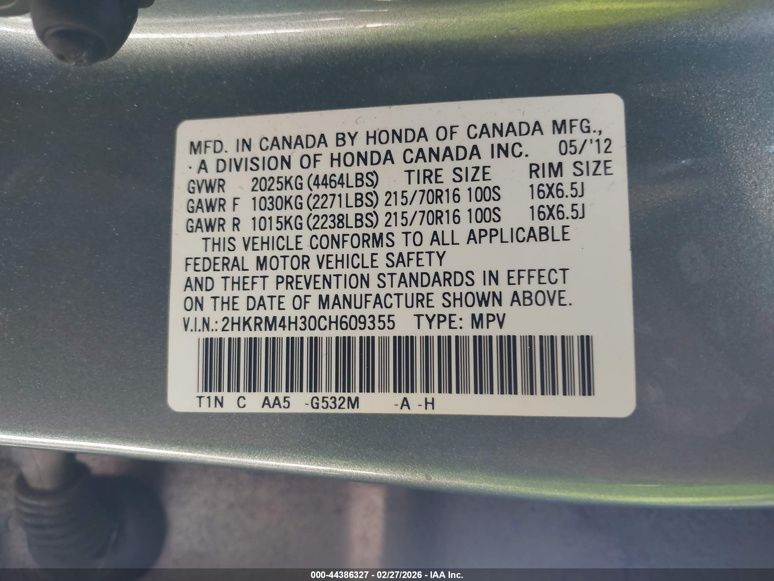 HONDA CR-V image 9
