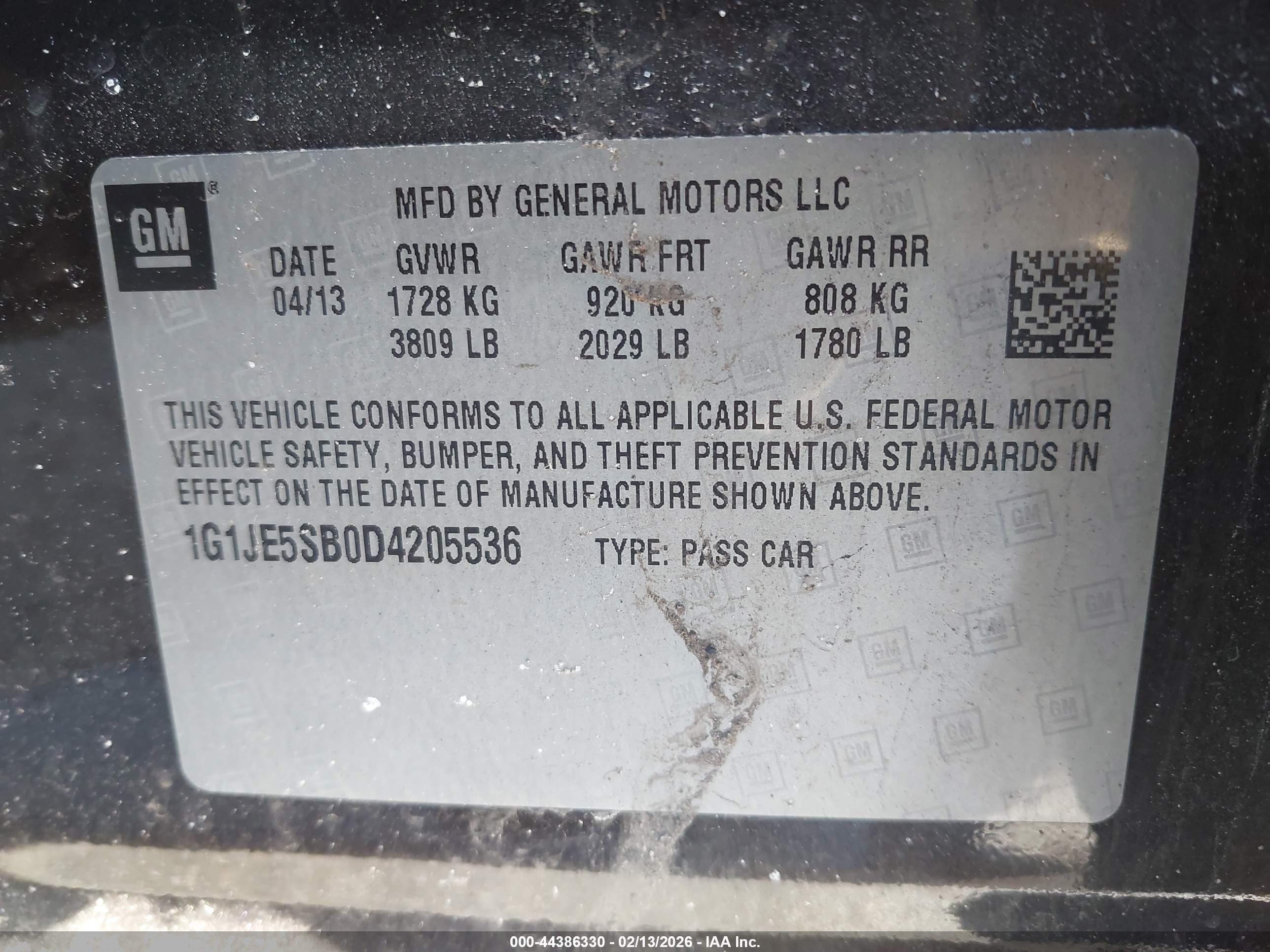 CHEVROLET SONIC image 9