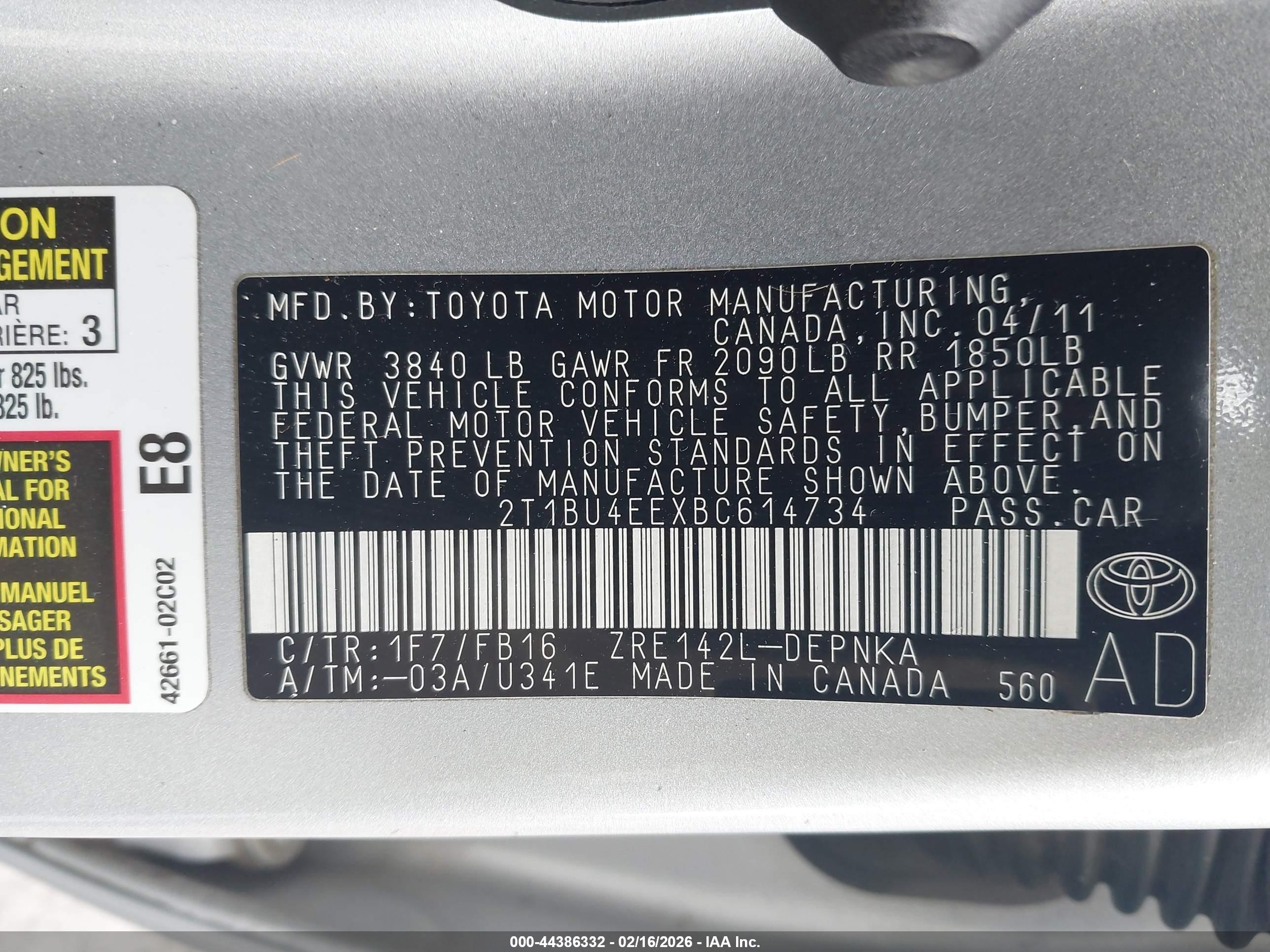 TOYOTA COROLLA image 9
