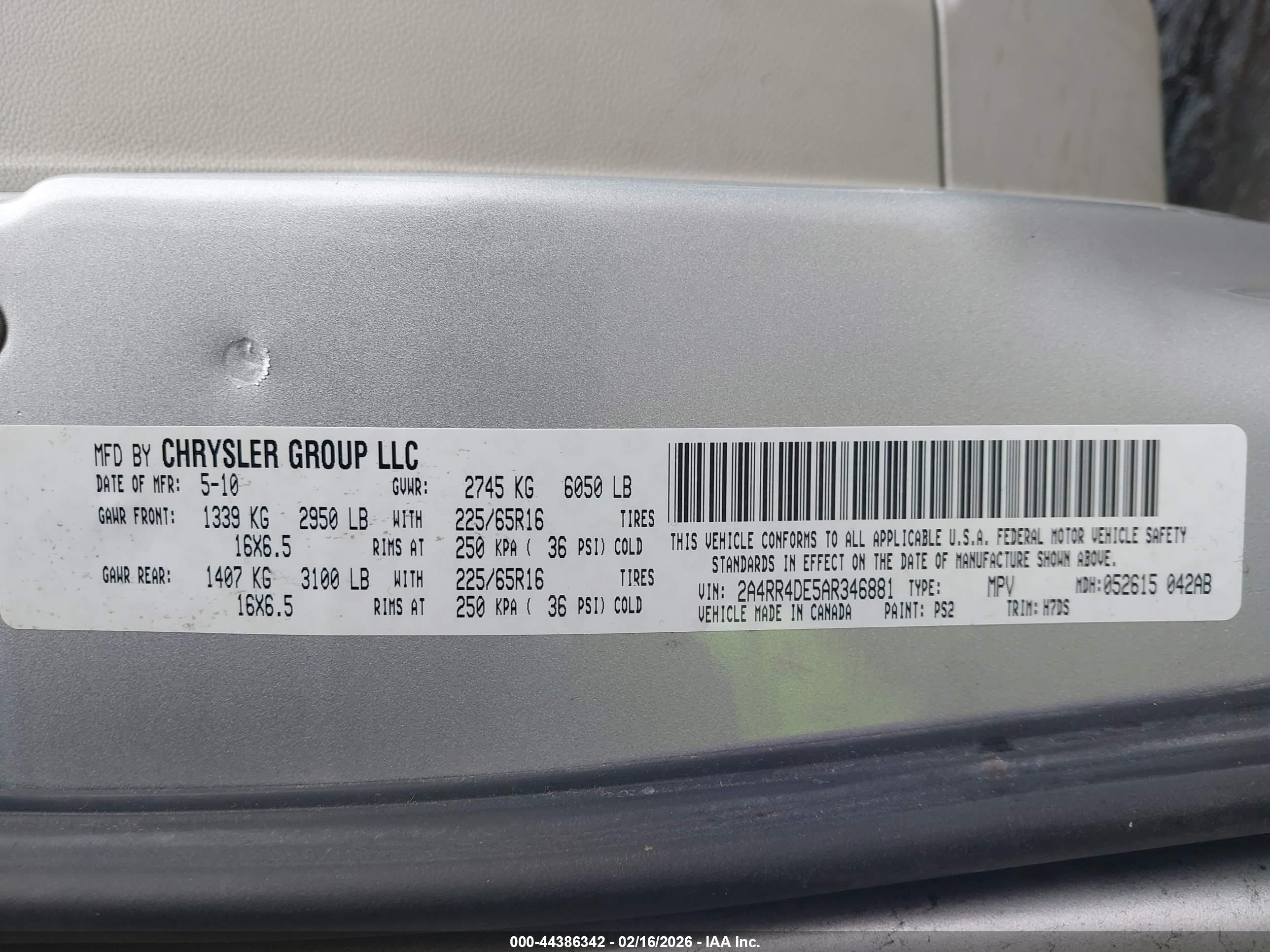 CHRYSLER TOWN image 9