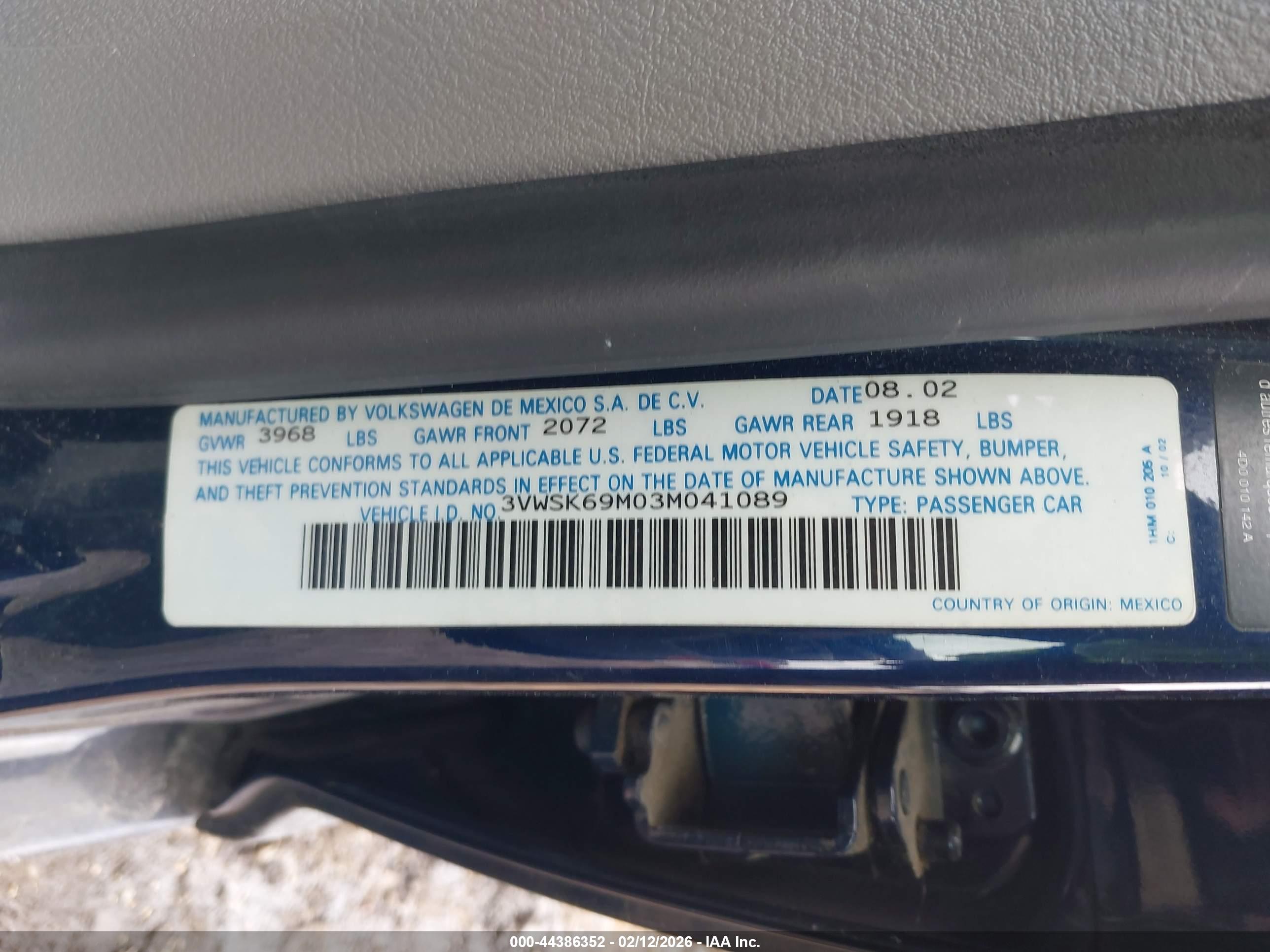 VOLKSWAGEN JETTA image 9
