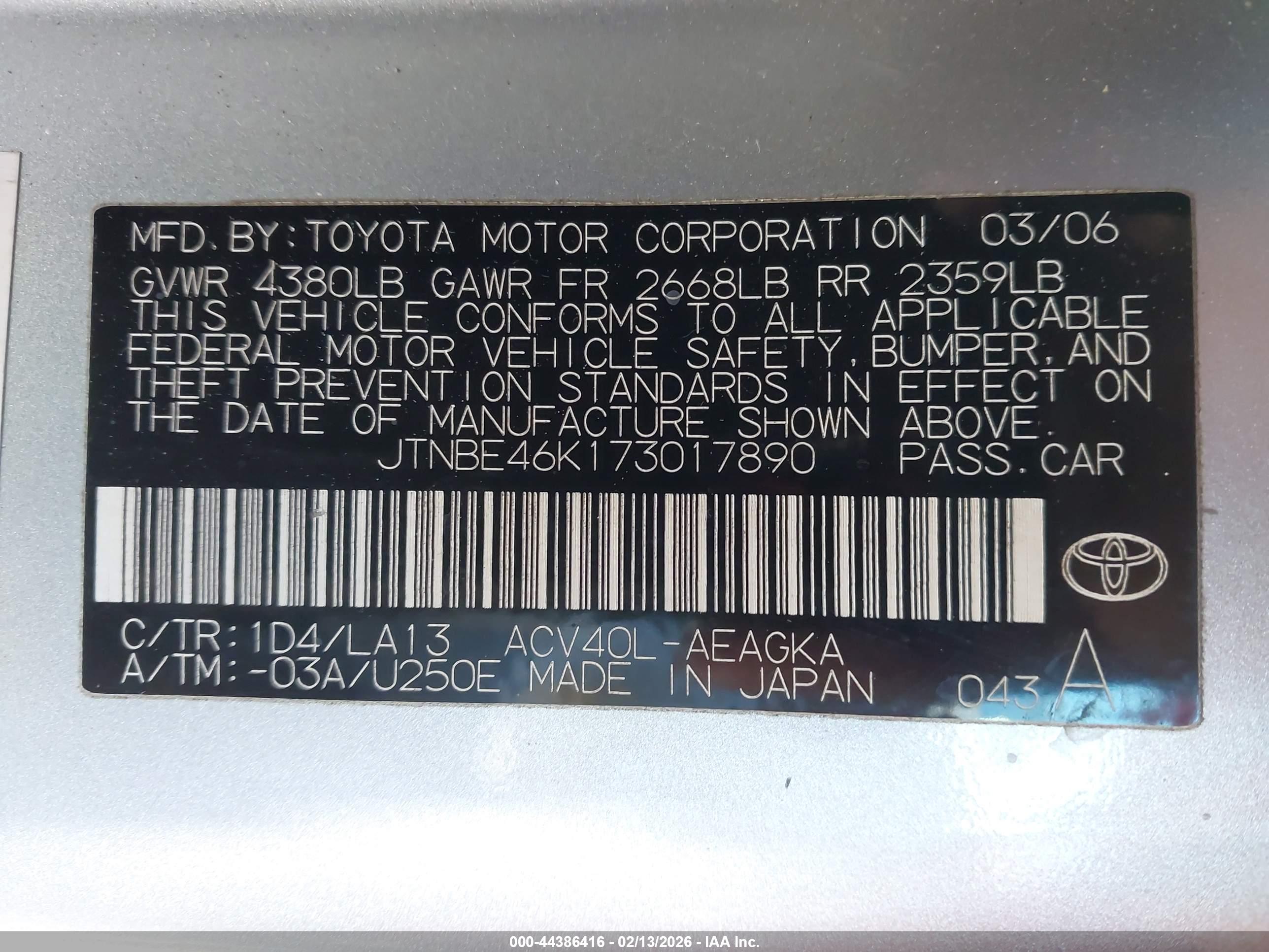 TOYOTA CAMRY image 9