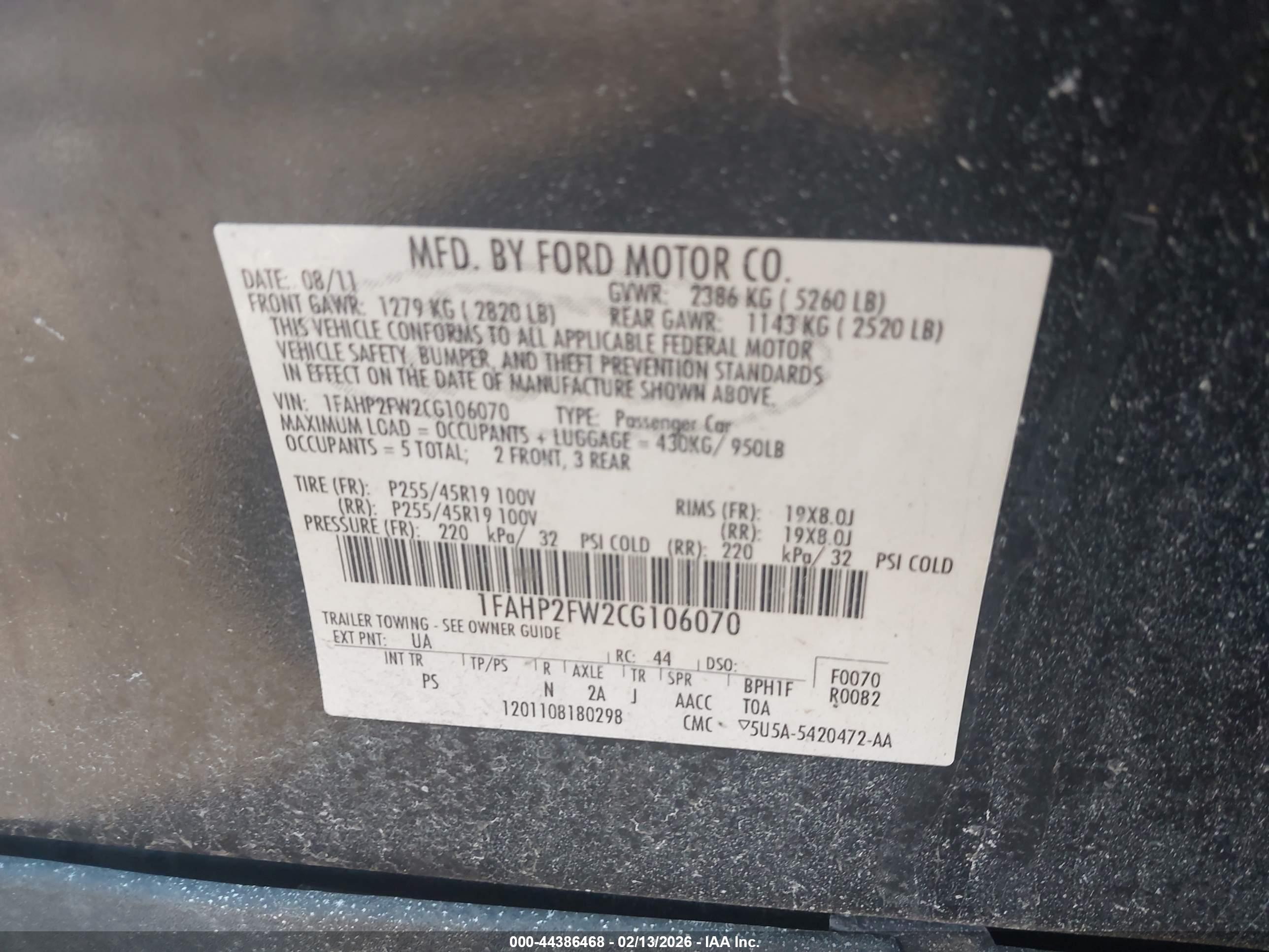 FORD TAURUS image 9