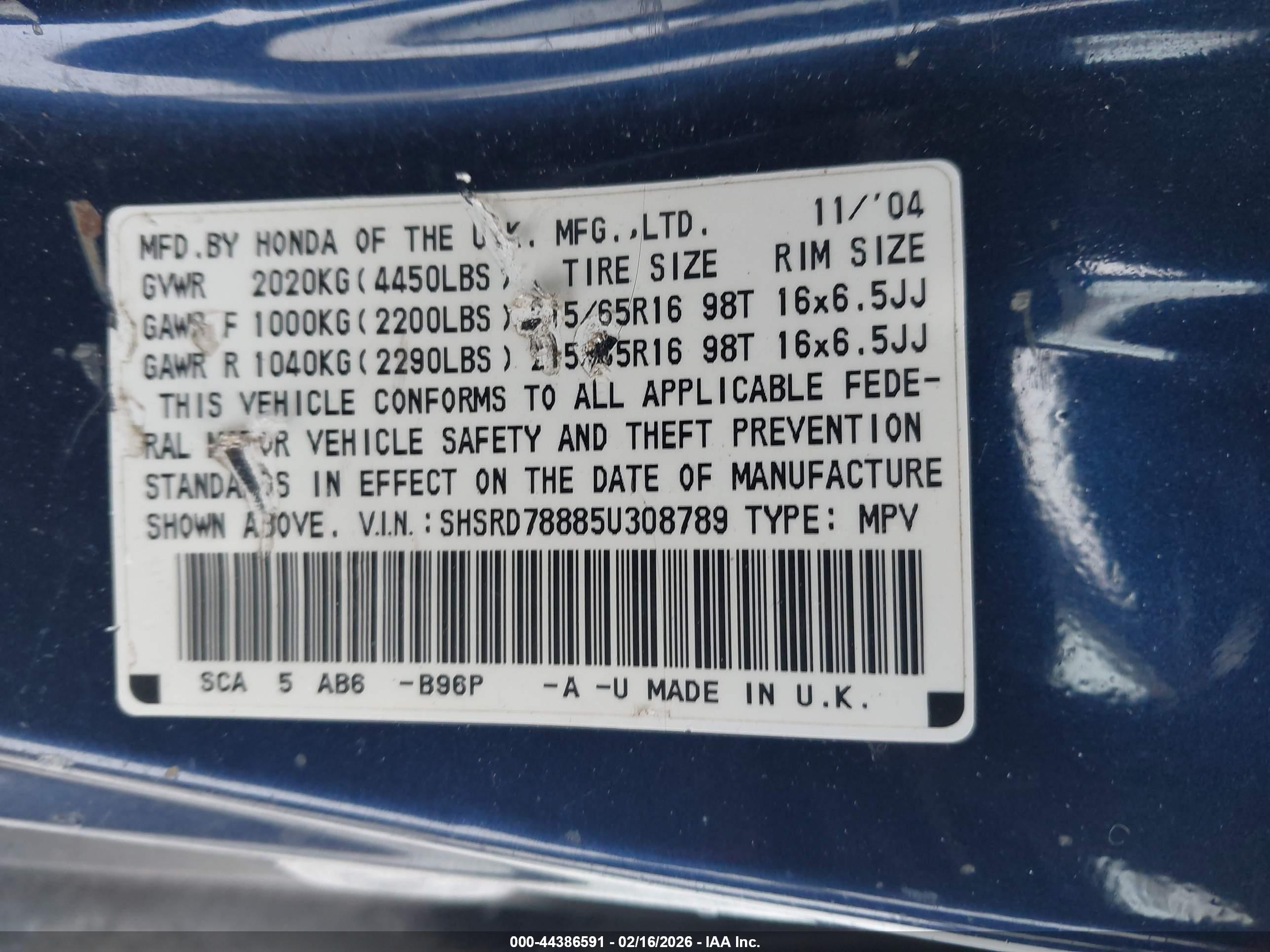HONDA CR-V image 9