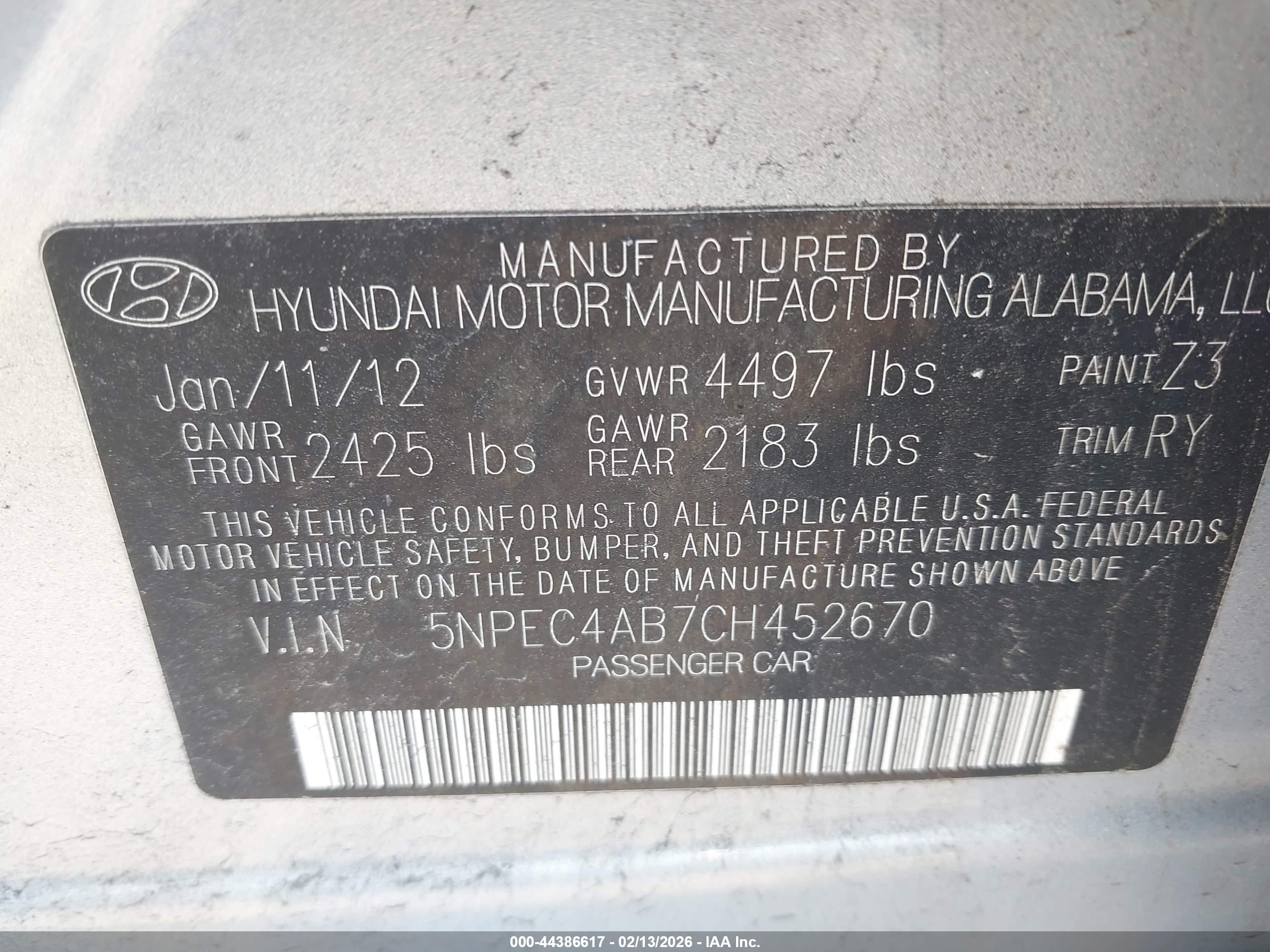 HYUNDAI SONATA image 9