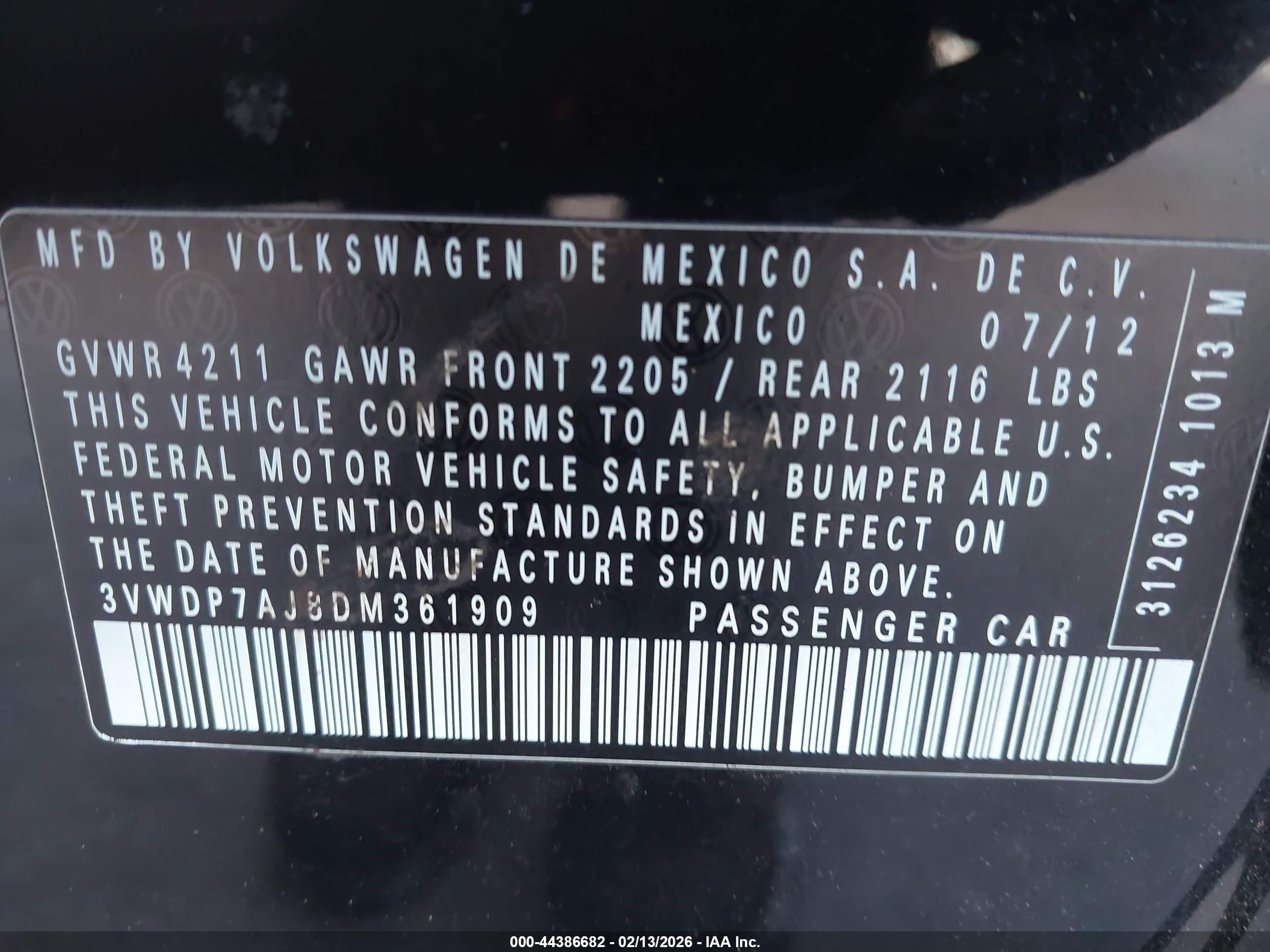 VOLKSWAGEN JETTA image 9