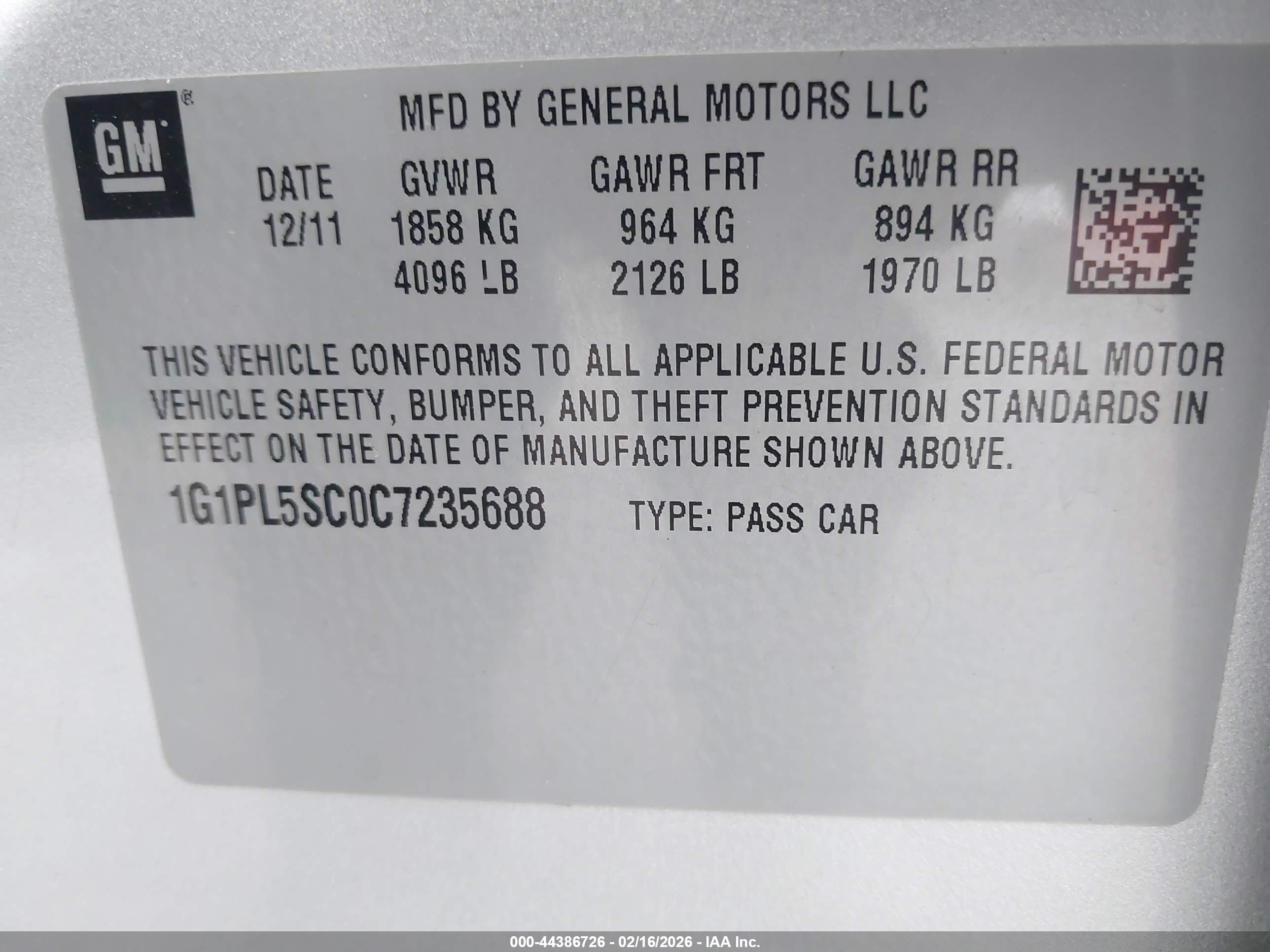 CHEVROLET CRUZE image 9