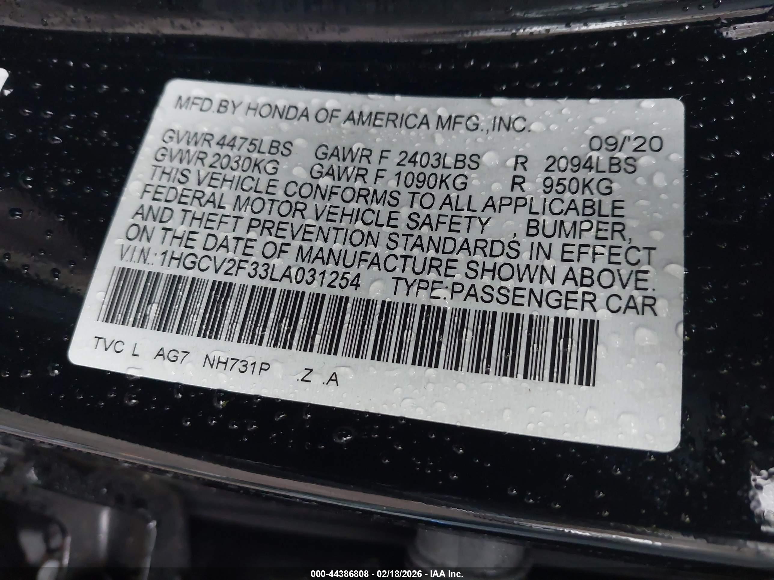 HONDA ACCORD image 9