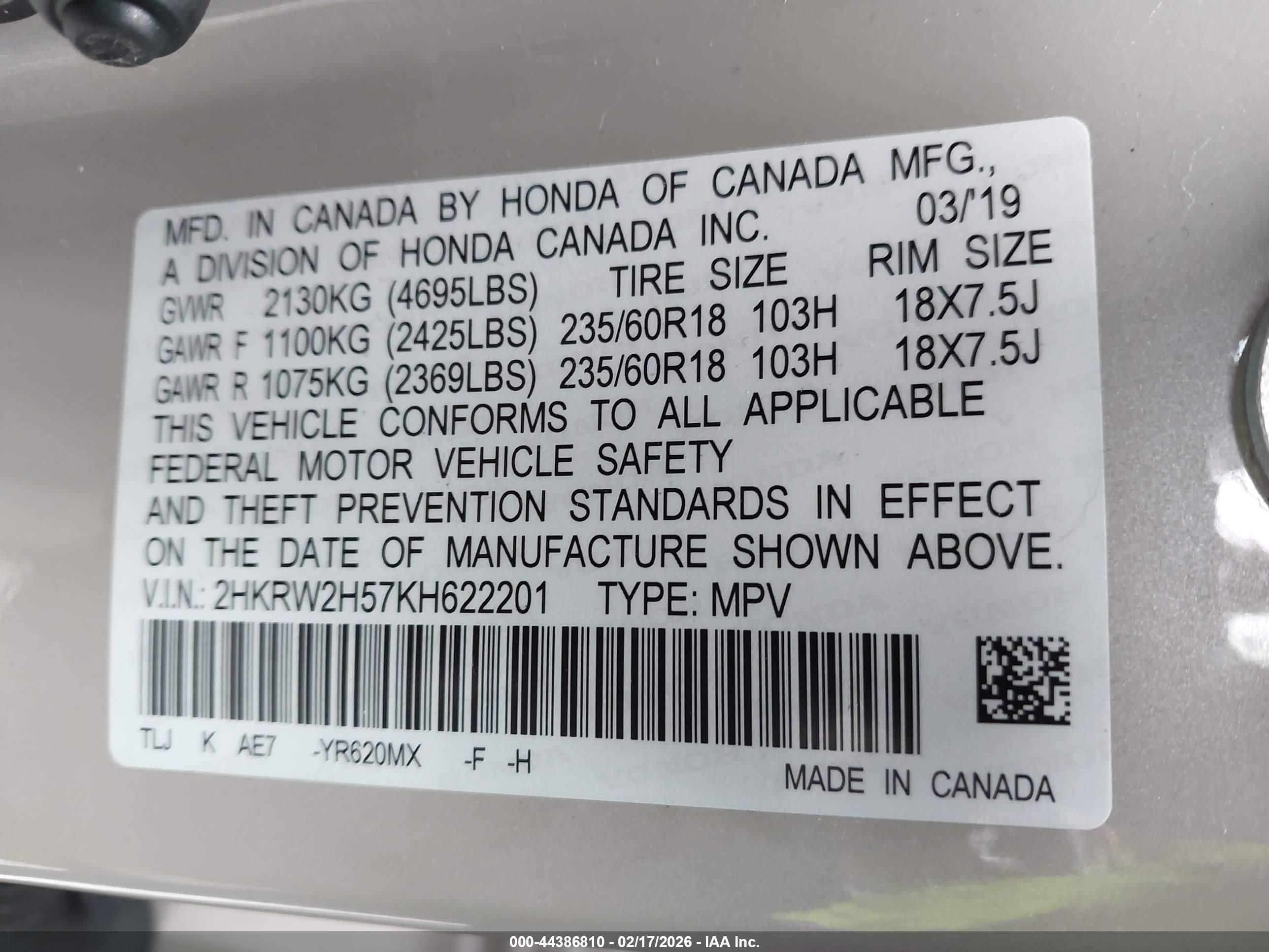 HONDA CR-V image 9