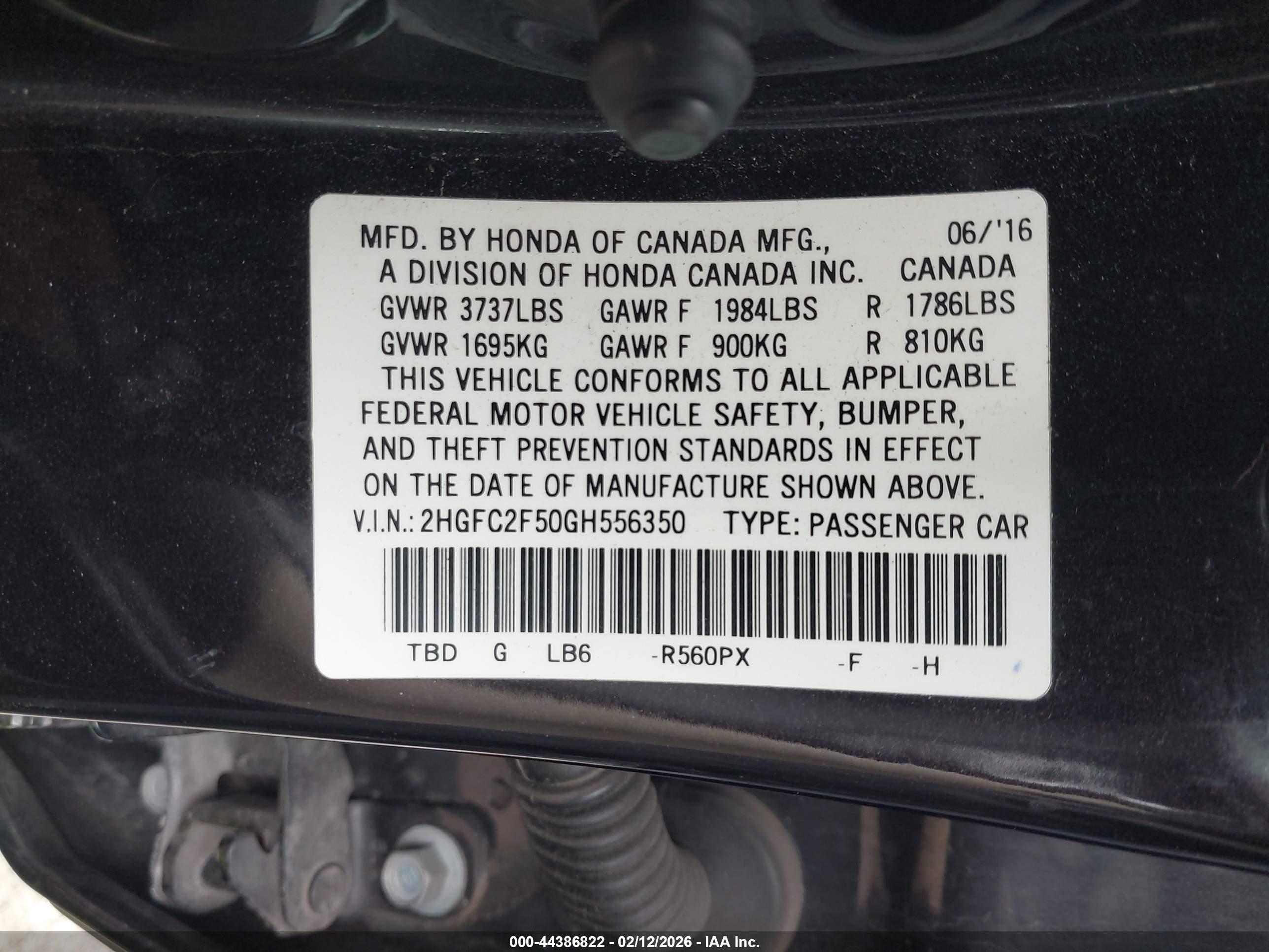 HONDA CIVIC image 9